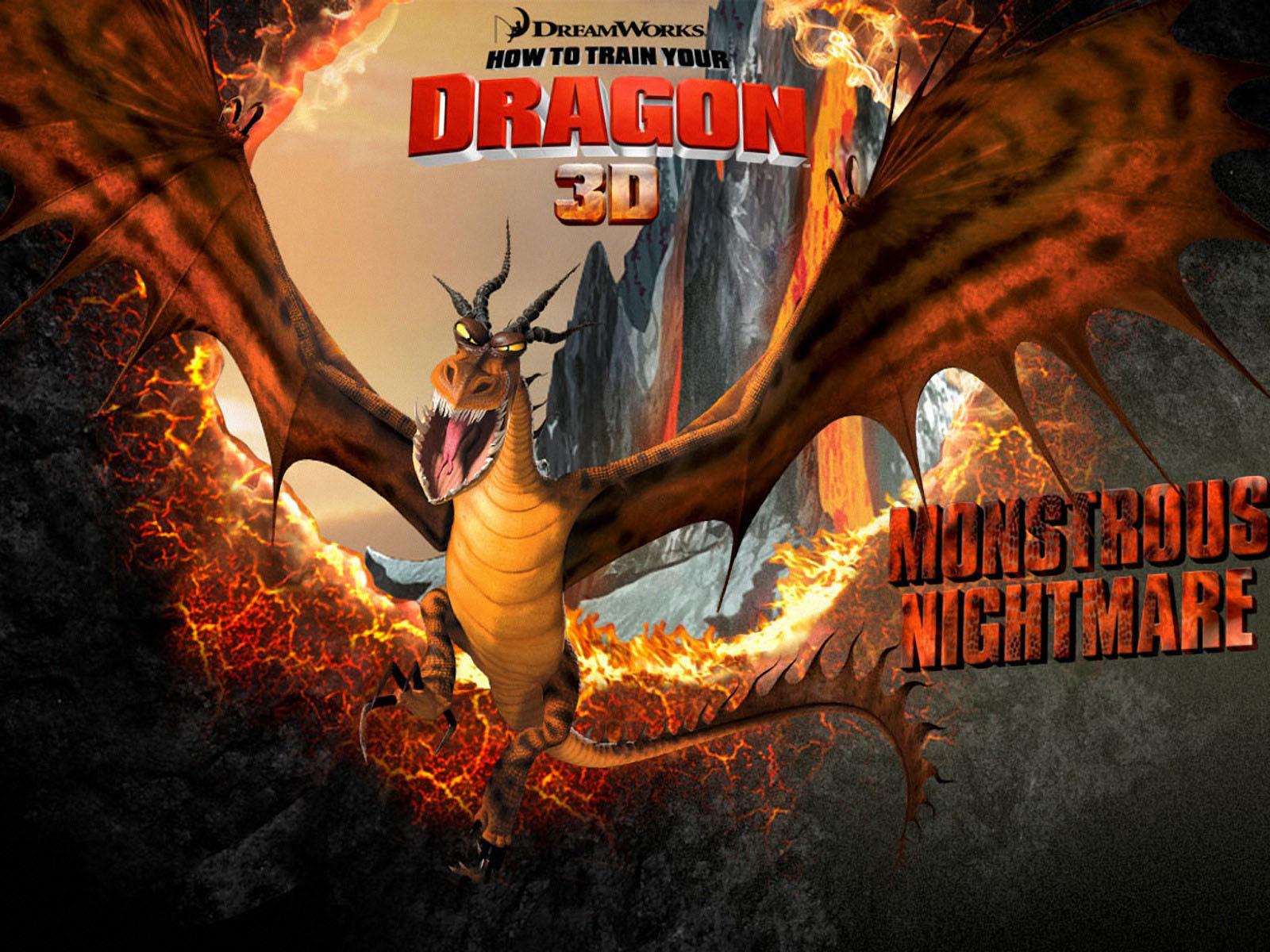 Dragon How To Train Your Dragon Monstrous Nightmare 1600x1200