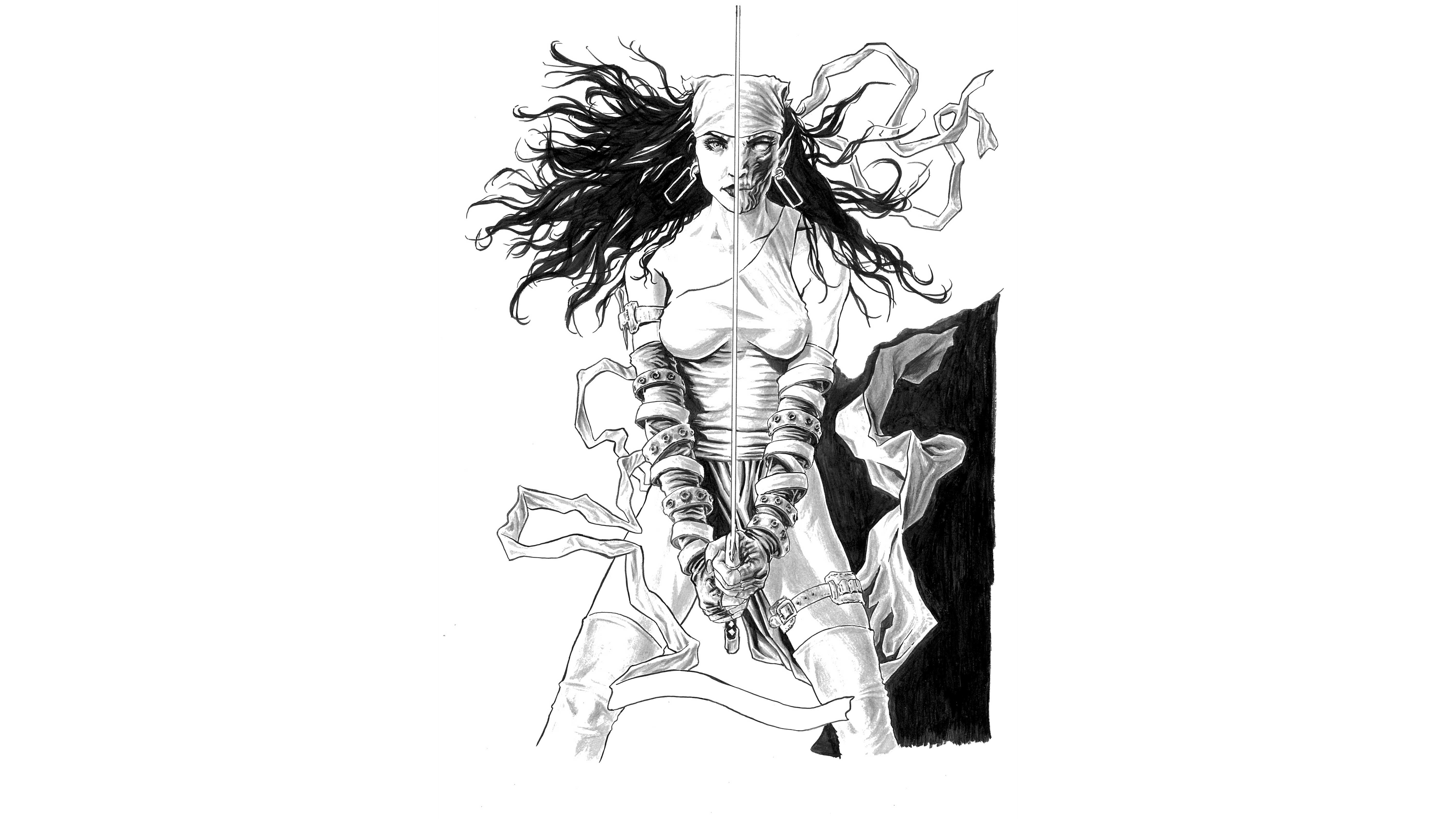 Elektra Marvel Comics 6000x3375