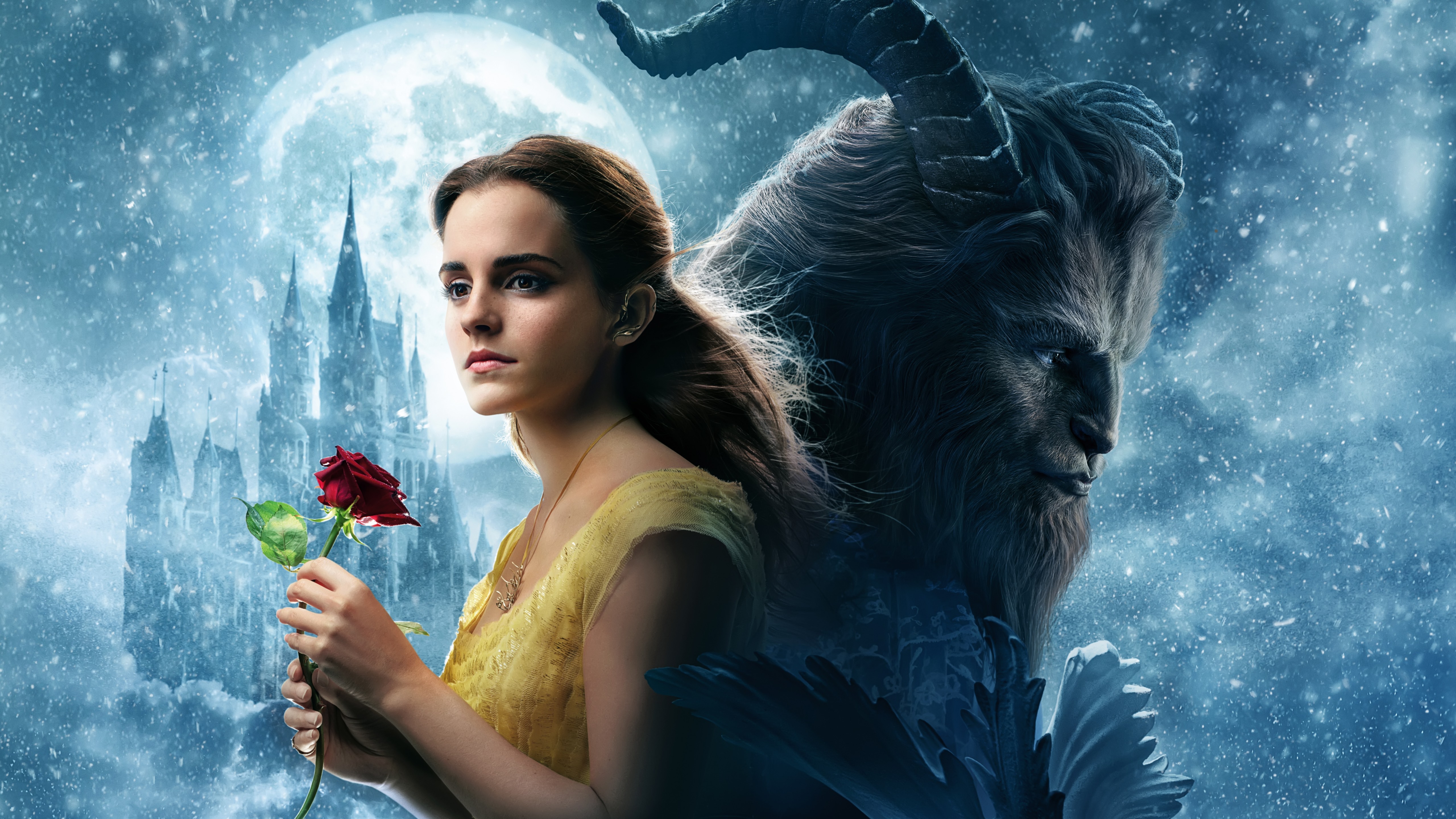 Beauty And The Beast 2017 Dan Stevens Emma Watson 5120x2880
