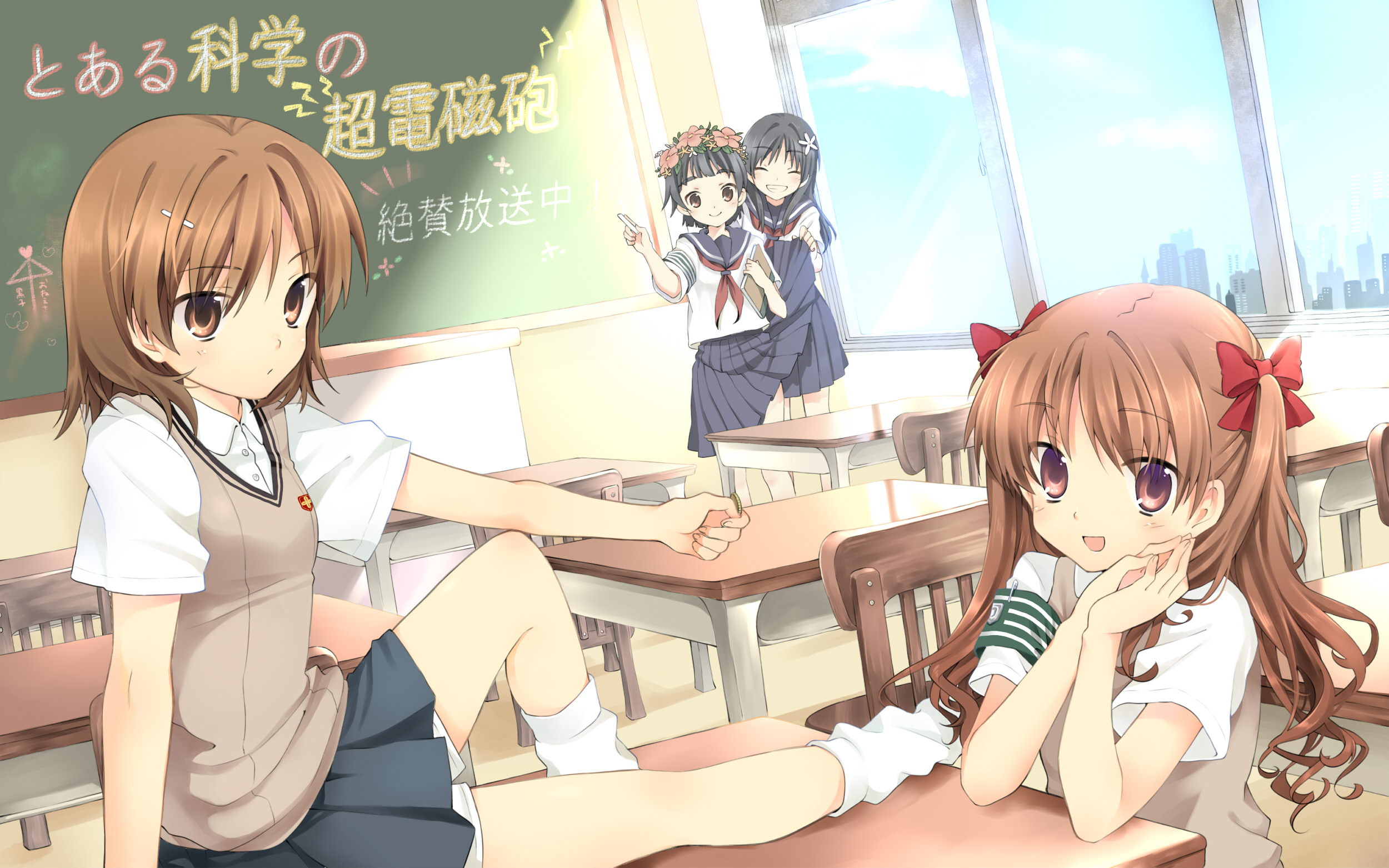 Anime A Certain Scientific Railgun 2500x1562