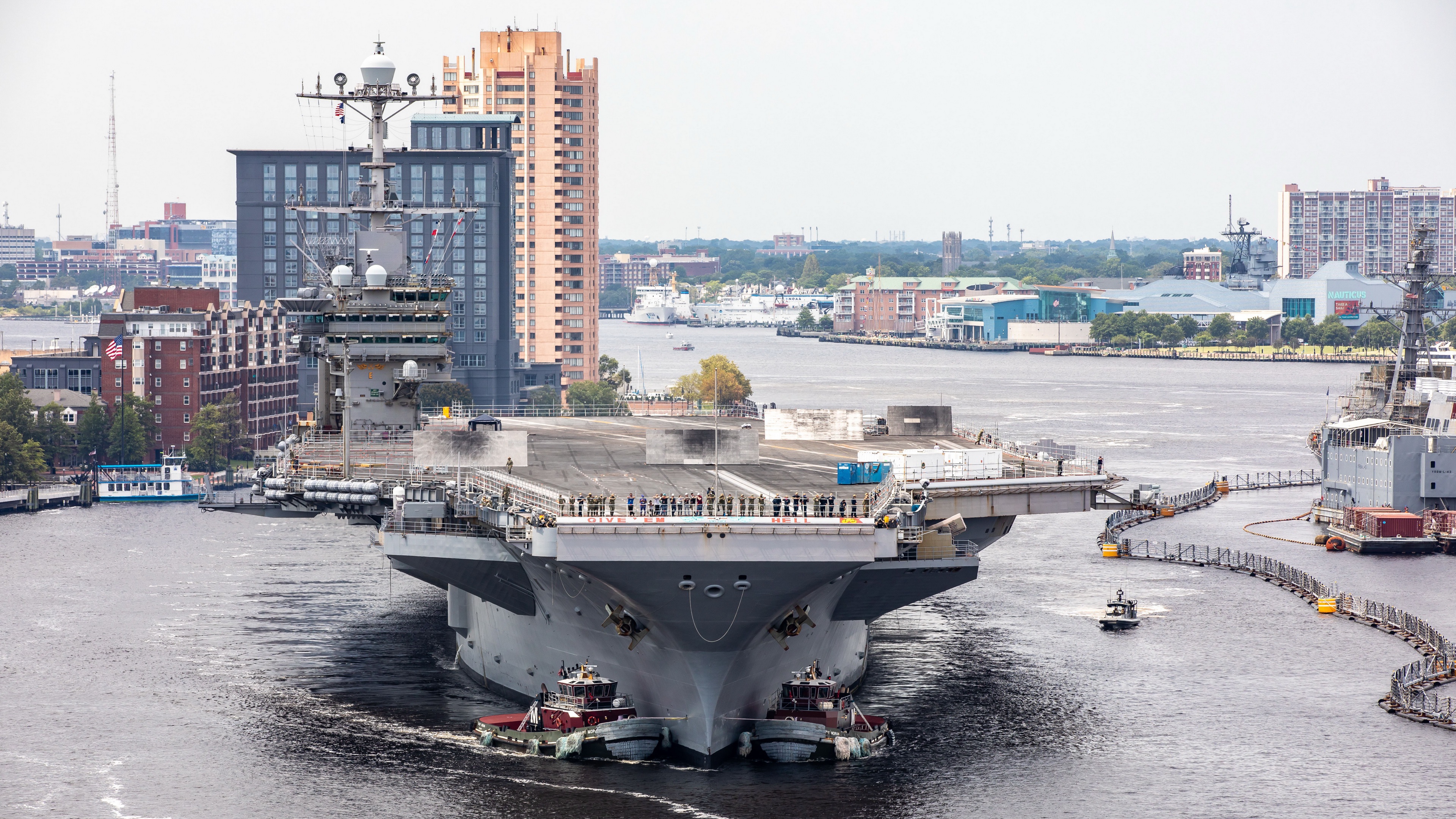 Ship Military Vehicle USS Harry S Truman 3840x2160