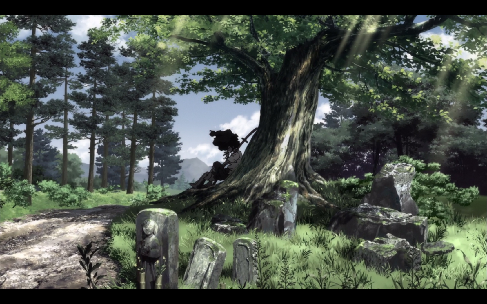 Afro Samurai Anime Forest Samurai 1680x1050