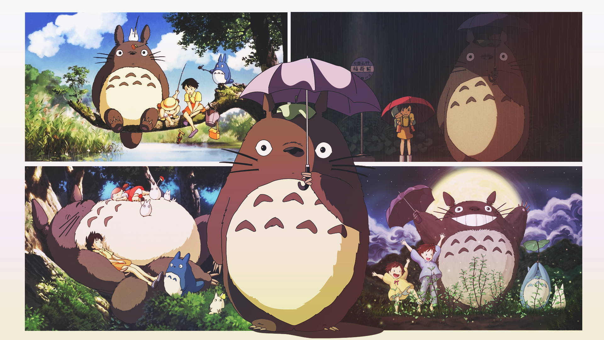 Mei Kusakabe Mini Totoro My Neighbor Totoro Satsuki Kusakabe Totoro My Neighbor Totoro 1920x1080
