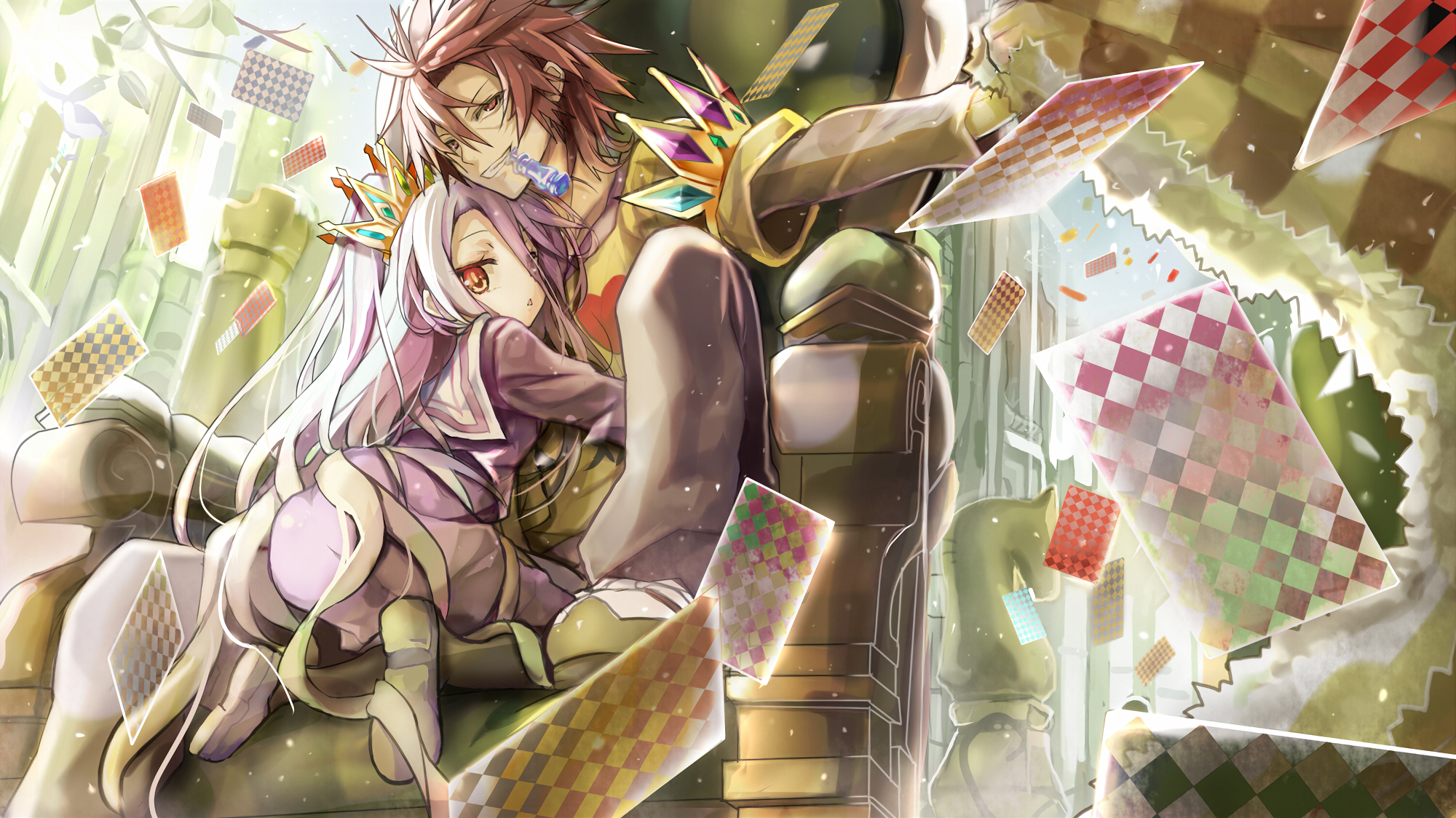 Shiro No Game No Life Sora No Game No Life 2000x1124