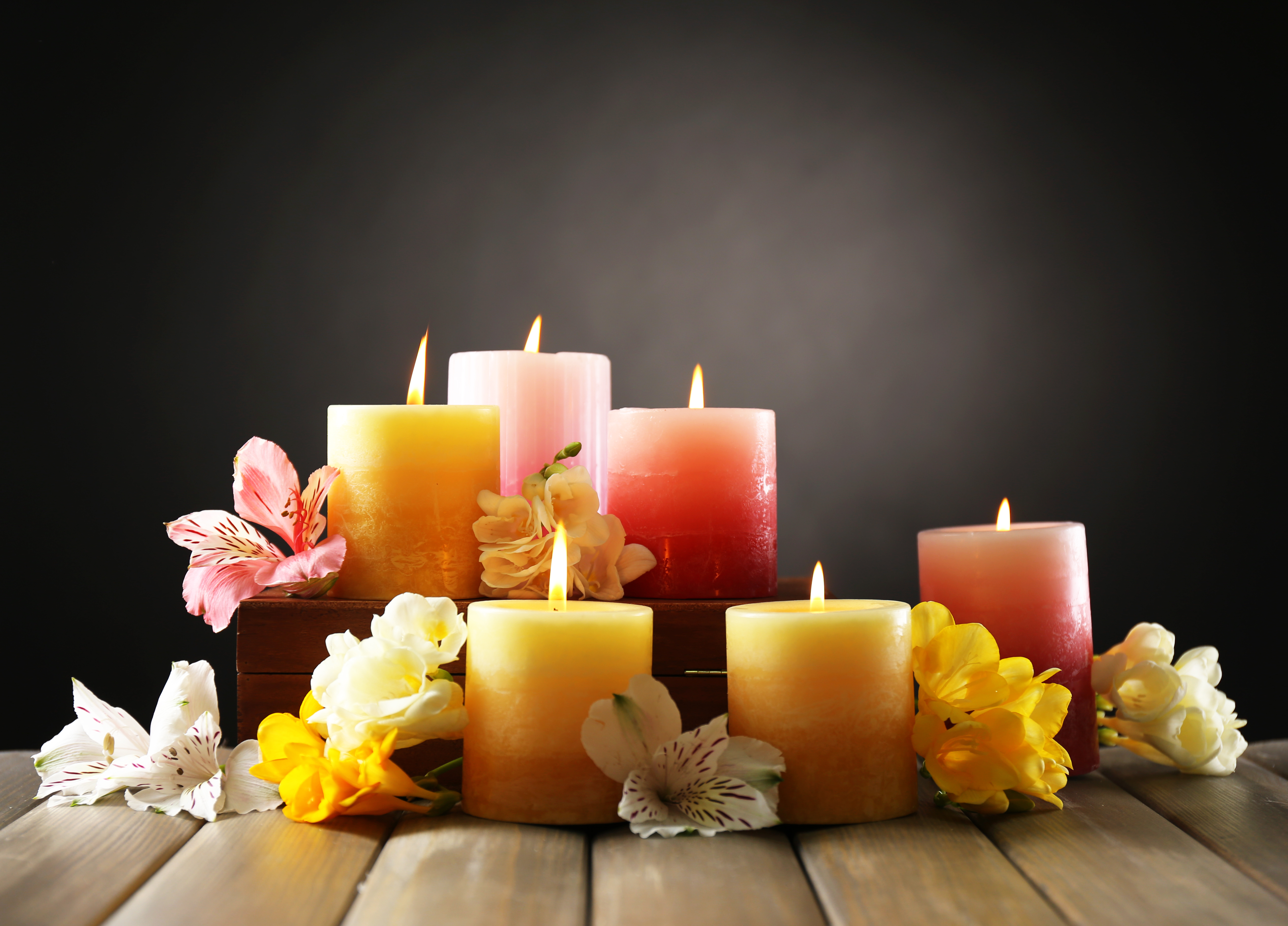 Candle Colors Flame Flower 5072x3648