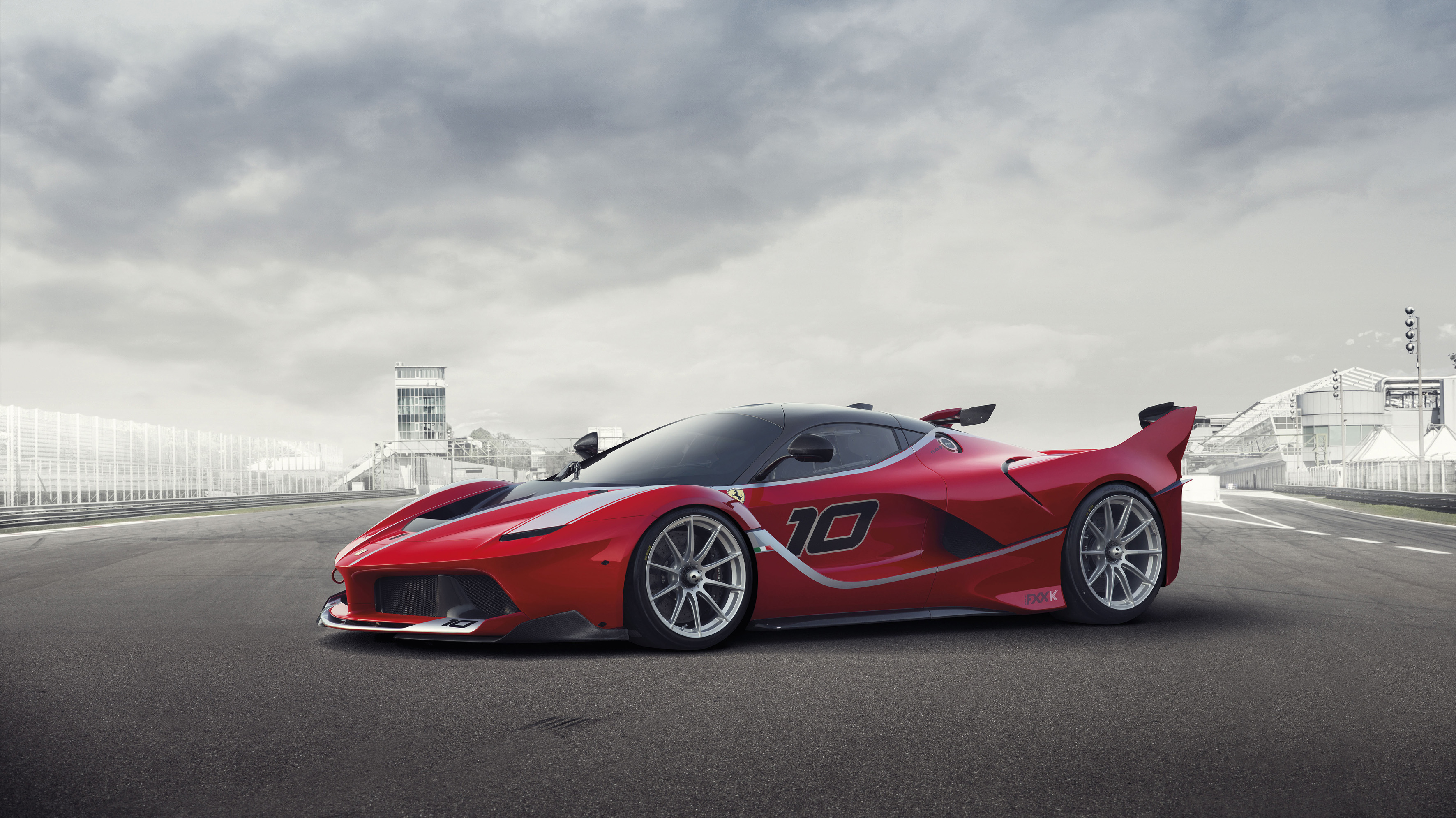 Car Ferrari Fxx K Race Car Racing Red Car Sport Car 3543x1990