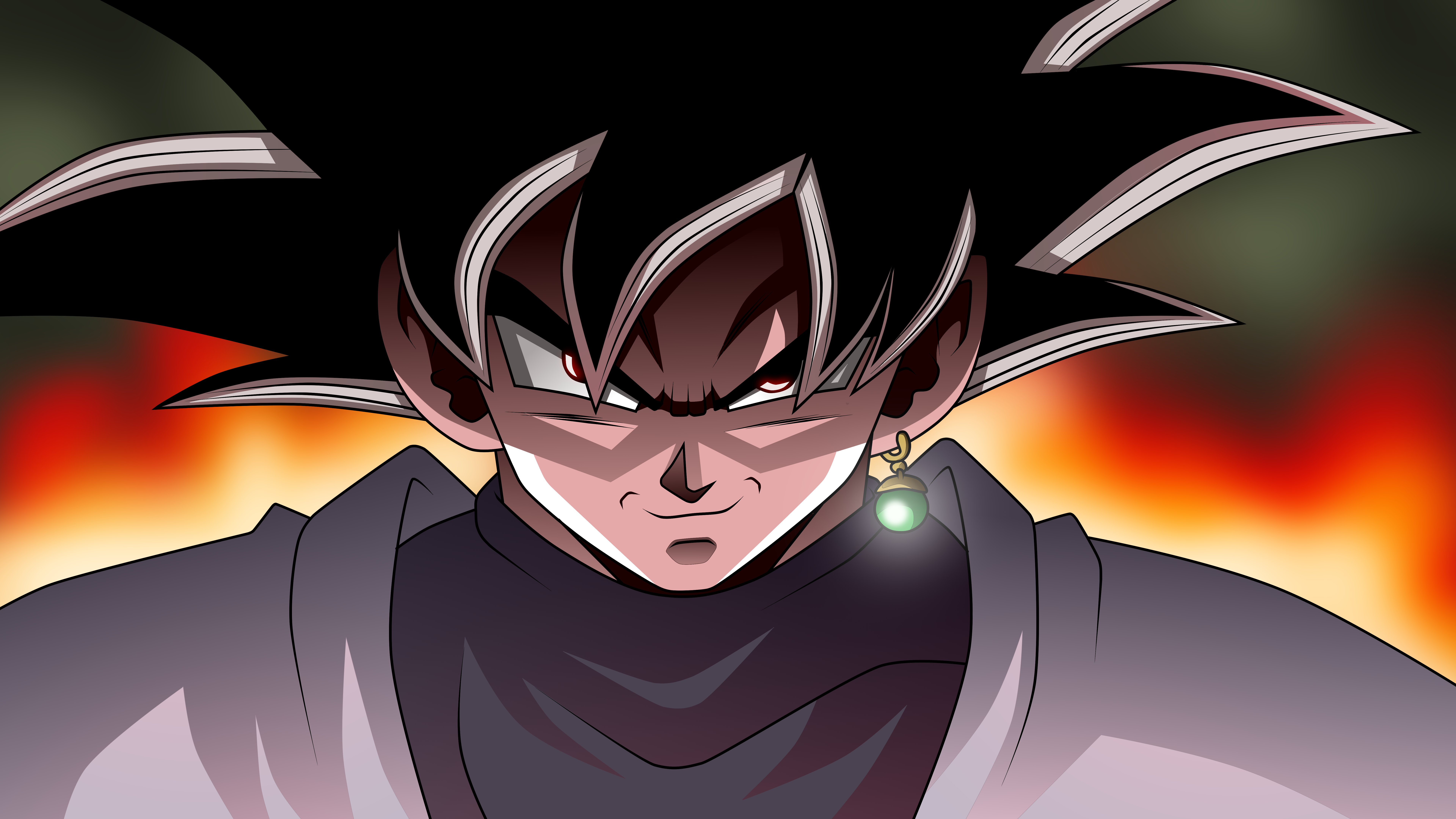 Black Dragon Ball Black Goku Dragon Ball Super 7680x4320