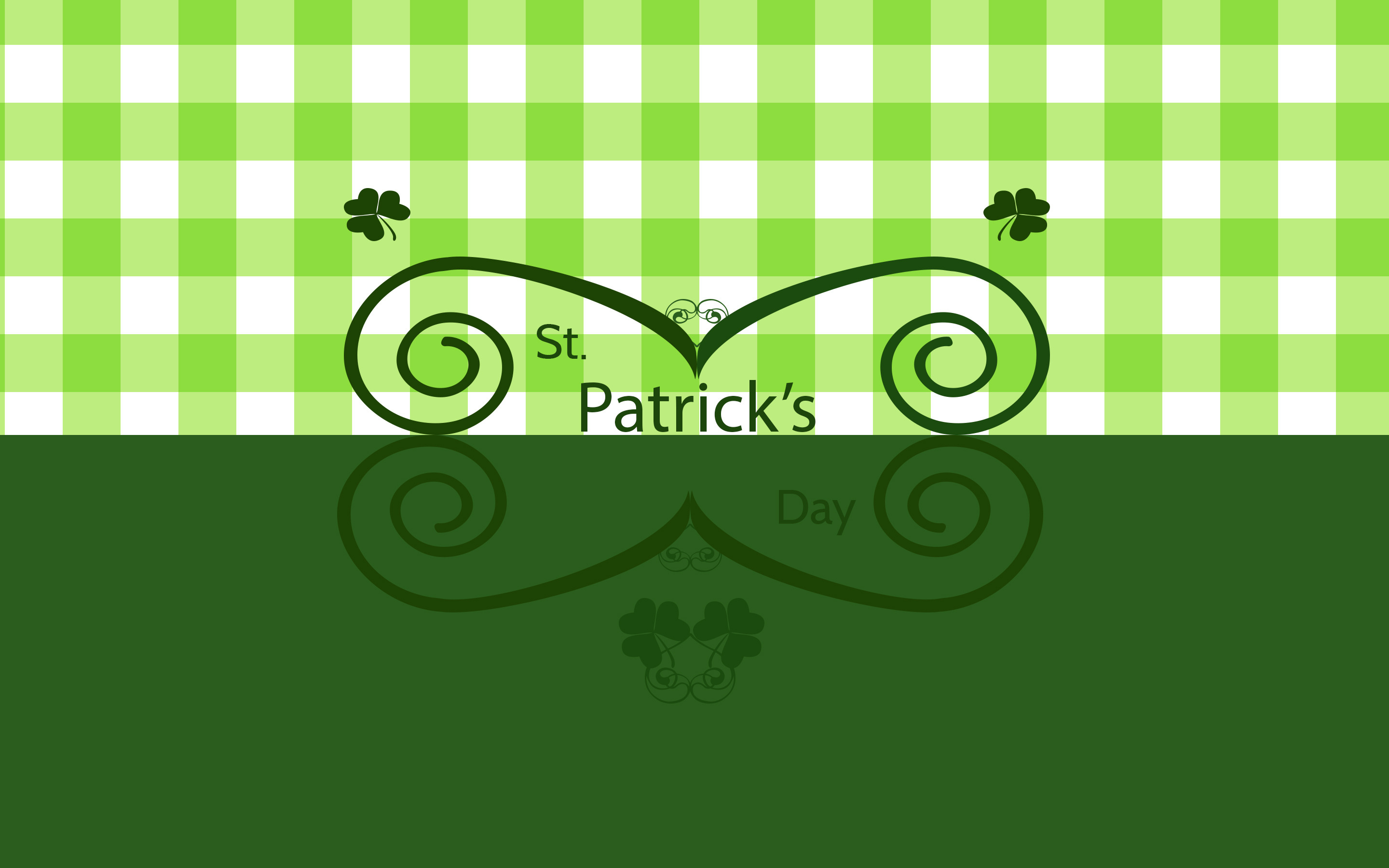Checkerboard Green St Patrick 039 S Day 2880x1800