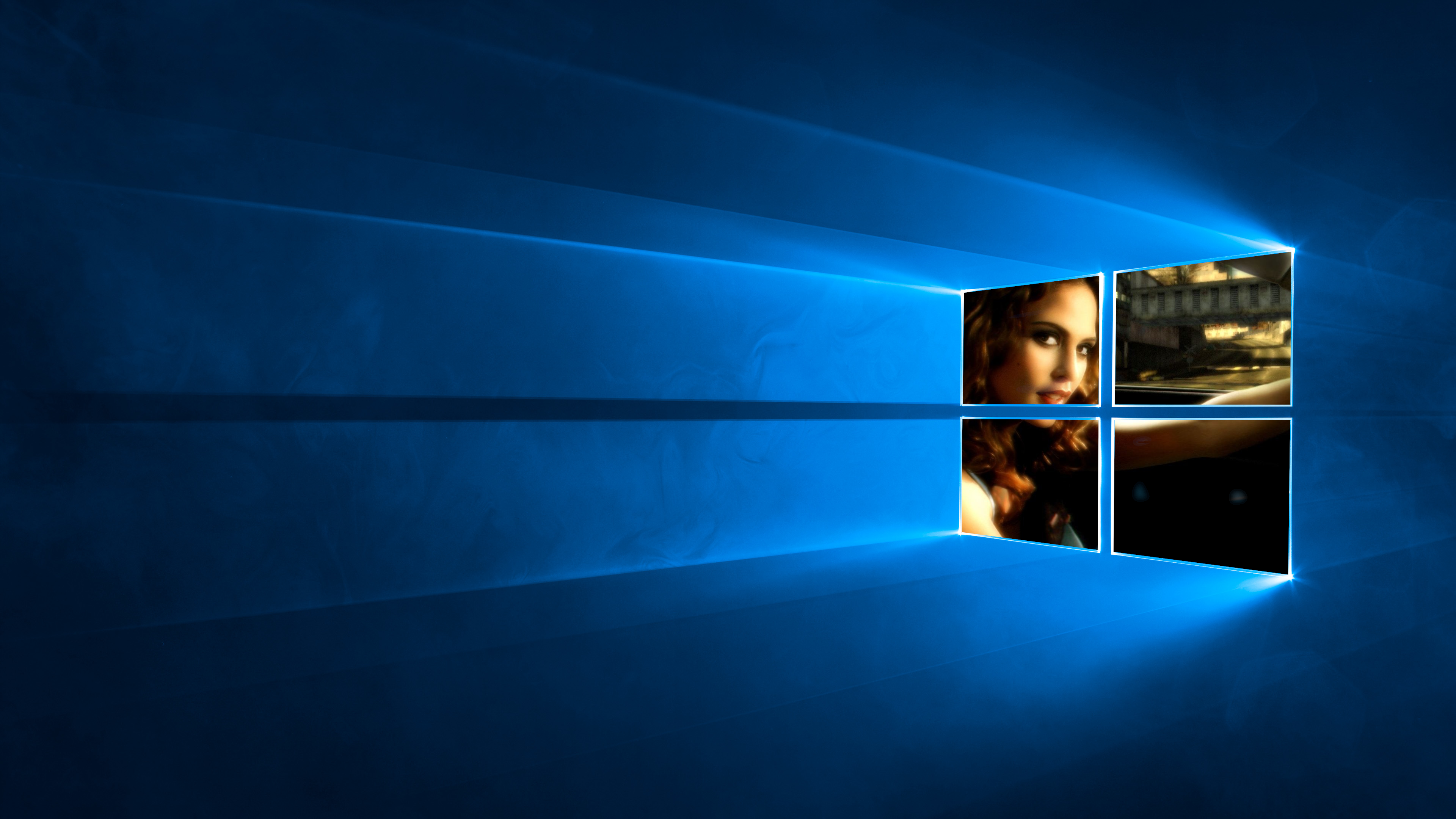 Windows 10 Need For Speed Most Wanted Microsoft Logo Blue Background 3840x2160