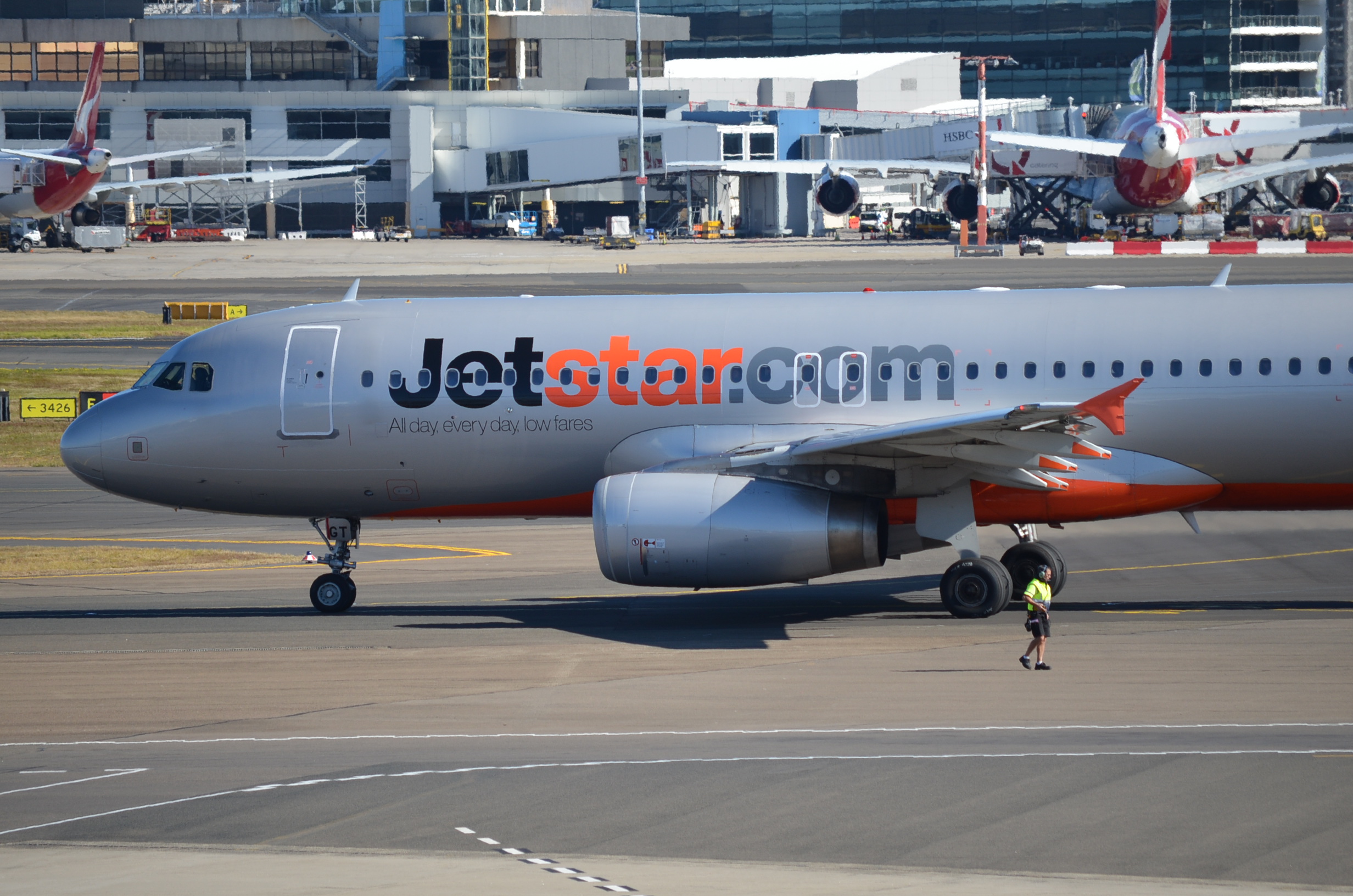 Airbus Airbus A320 Aircraft Airplane Airport Jetstar Sydney 2464x1632