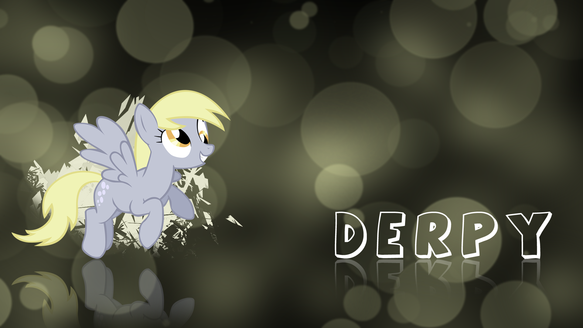 Derpy Hooves Grey My Little Pony Vector 1920x1080
