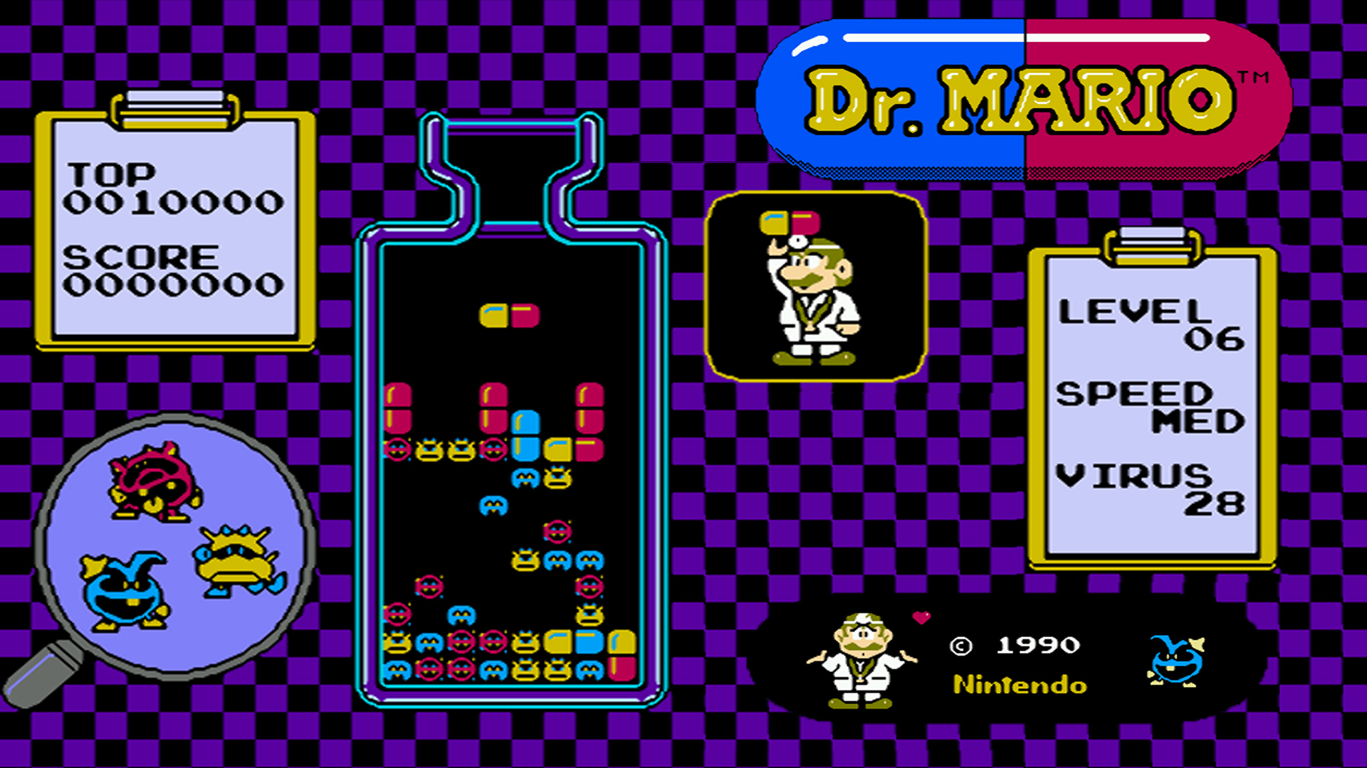 Video Game Dr Mario 1920x1080