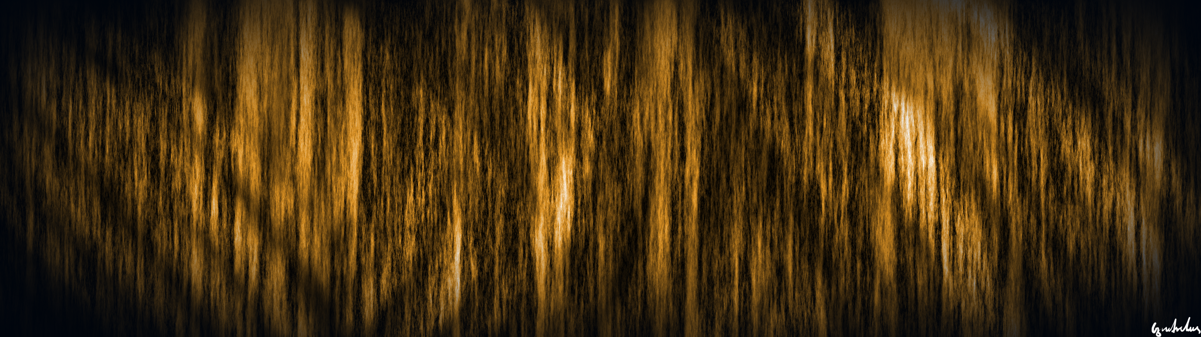 Abstract Panorama Orange Color 3840x1080