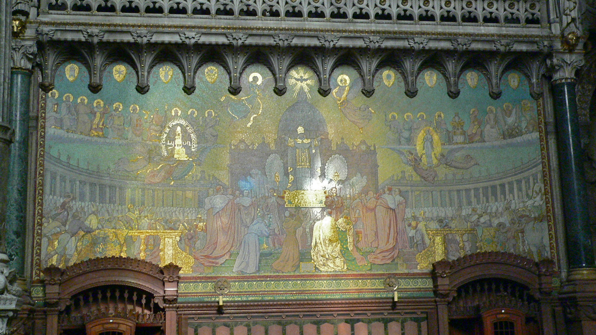 Religious Basilica Of Notre Dame De Fourviere 1920x1080