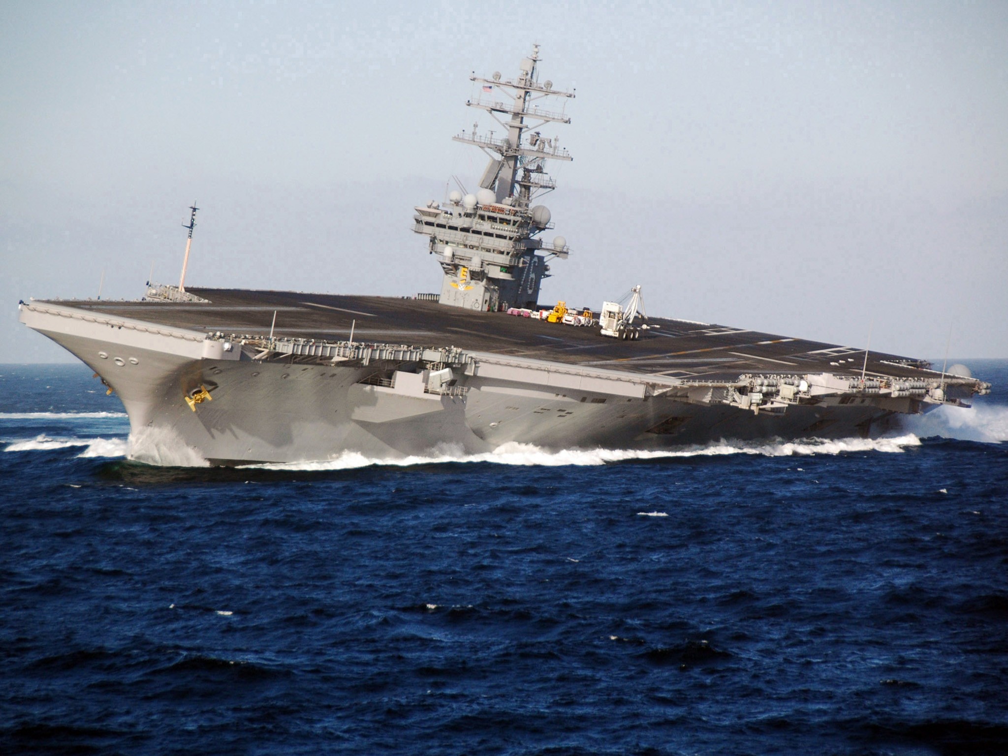 Aircraft Carrier Uss Ronald Reagan Cvn 76 Warship 2048x1536