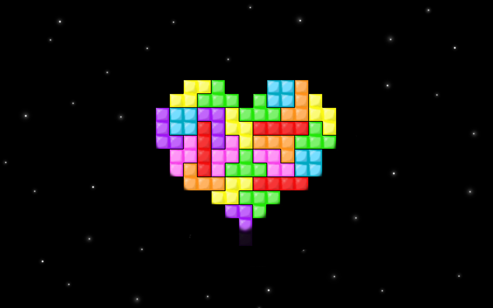 Heart Tetris 1680x1050