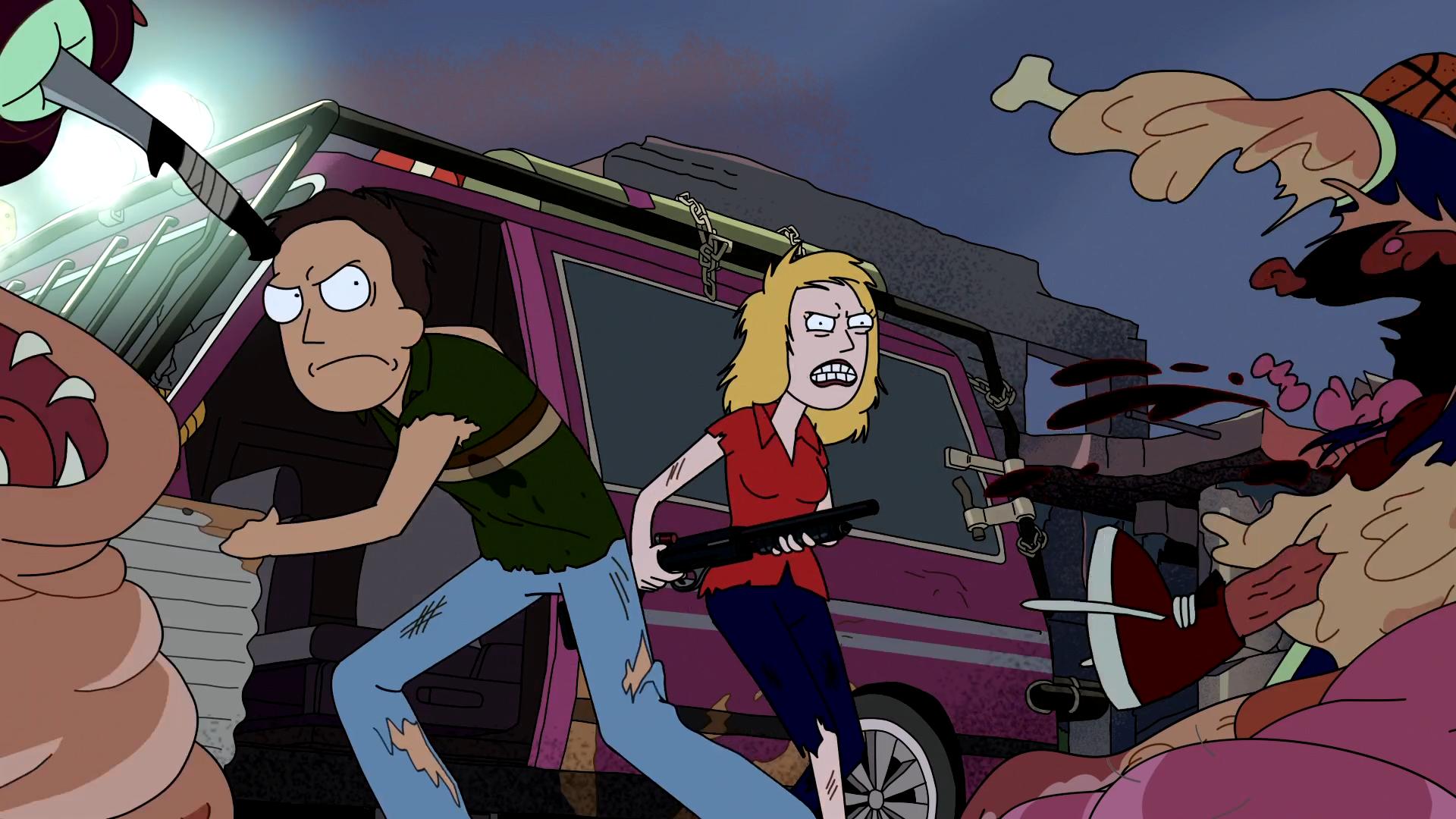 Beth Smith Jerry Smith Rick And Morty 1920x1080