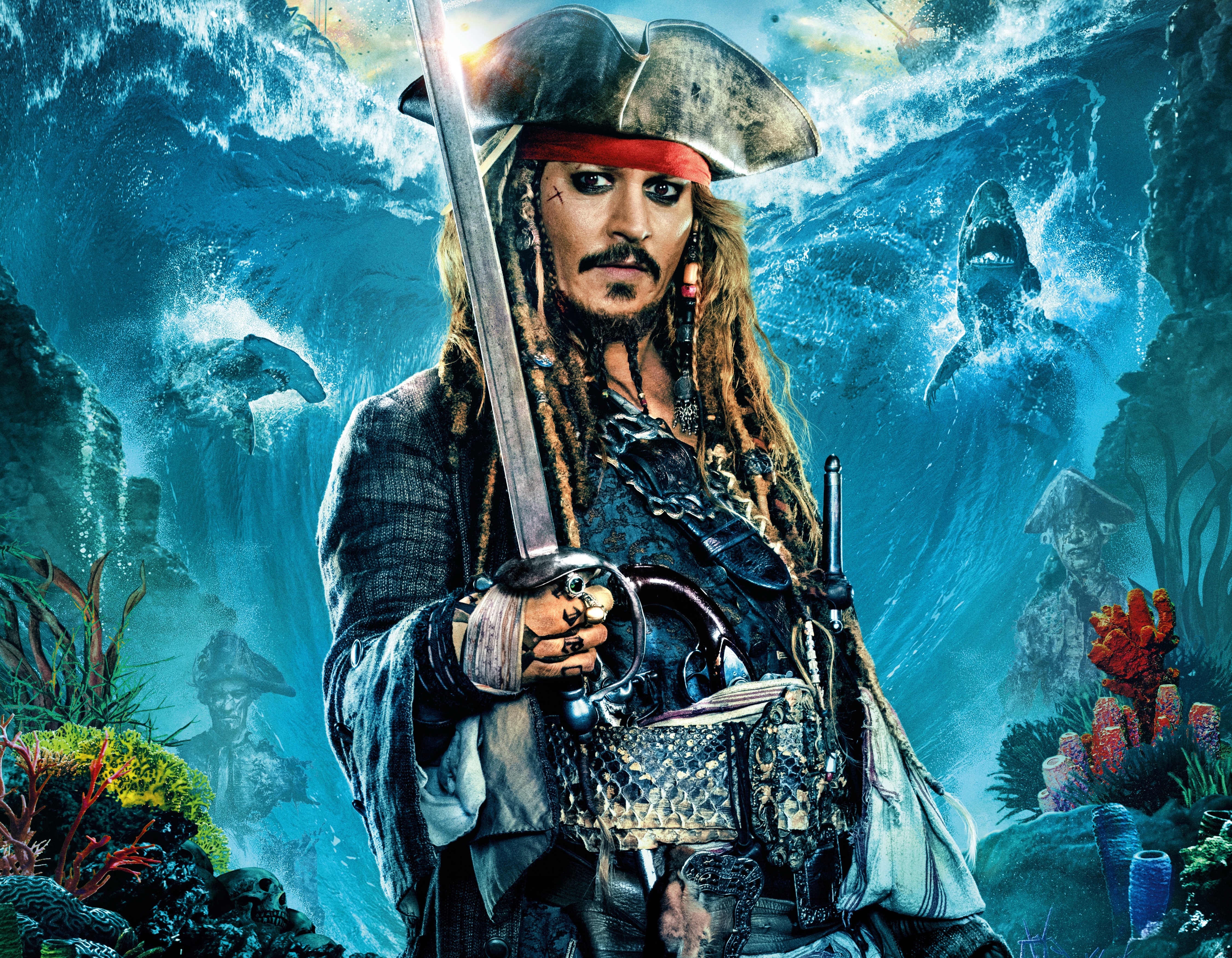 Jack Sparrow Johnny Depp 4500x3500