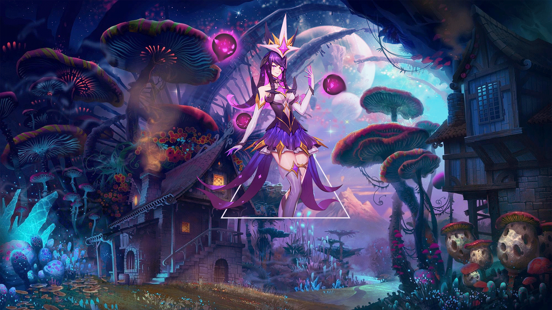 League Of Legends Syndra League Of Legends Anime PC Gaming Fantasy Girl Colorful 1920x1080