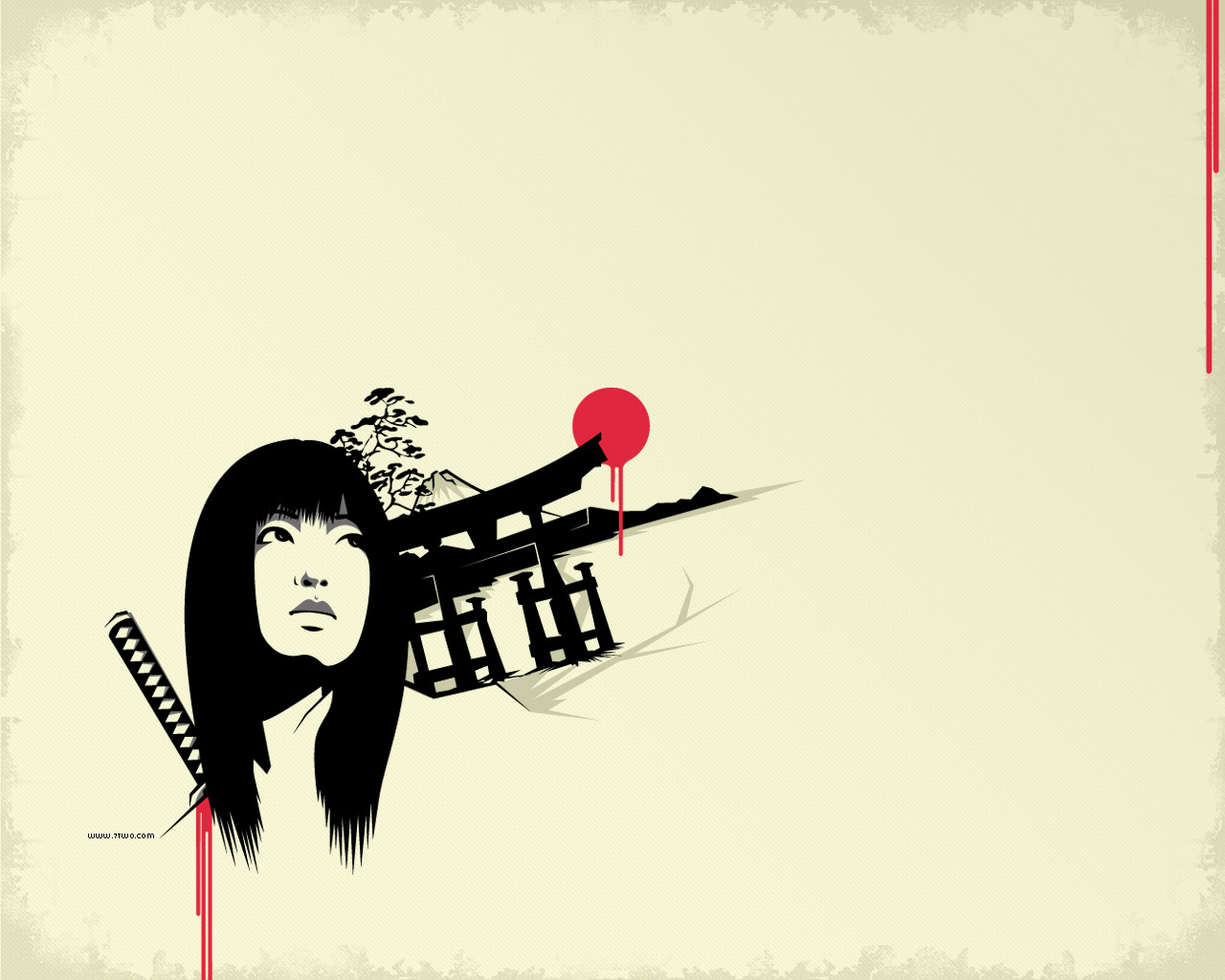 Chiaki Kuriyama Gogo Yubari Kill Bill Vol 1 1280x1024