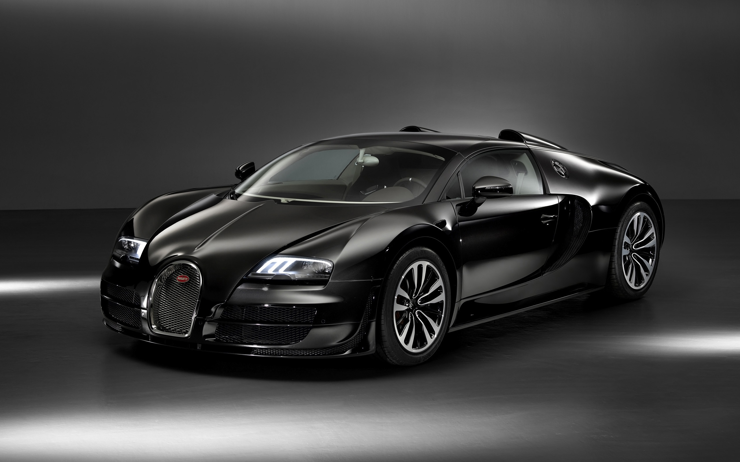 Black Car Bugatti Bugatti Veyron Car Sport Car Vehicle 2560x1600