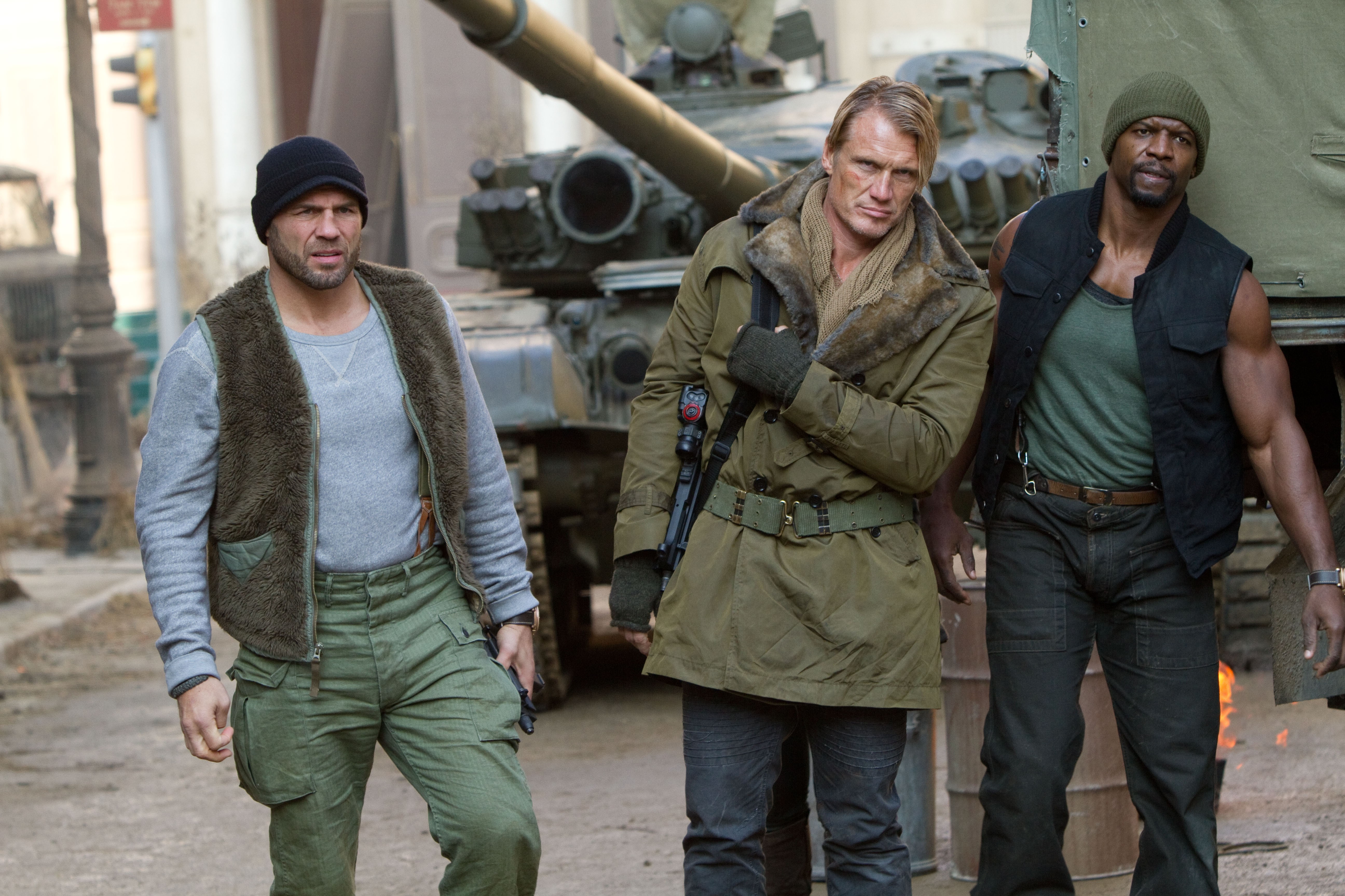 Dolph Lundgren Gunnar Jensen Hale Caesar Randy Couture Terry Crews The Expendables 2 Toll Road 5184x3456