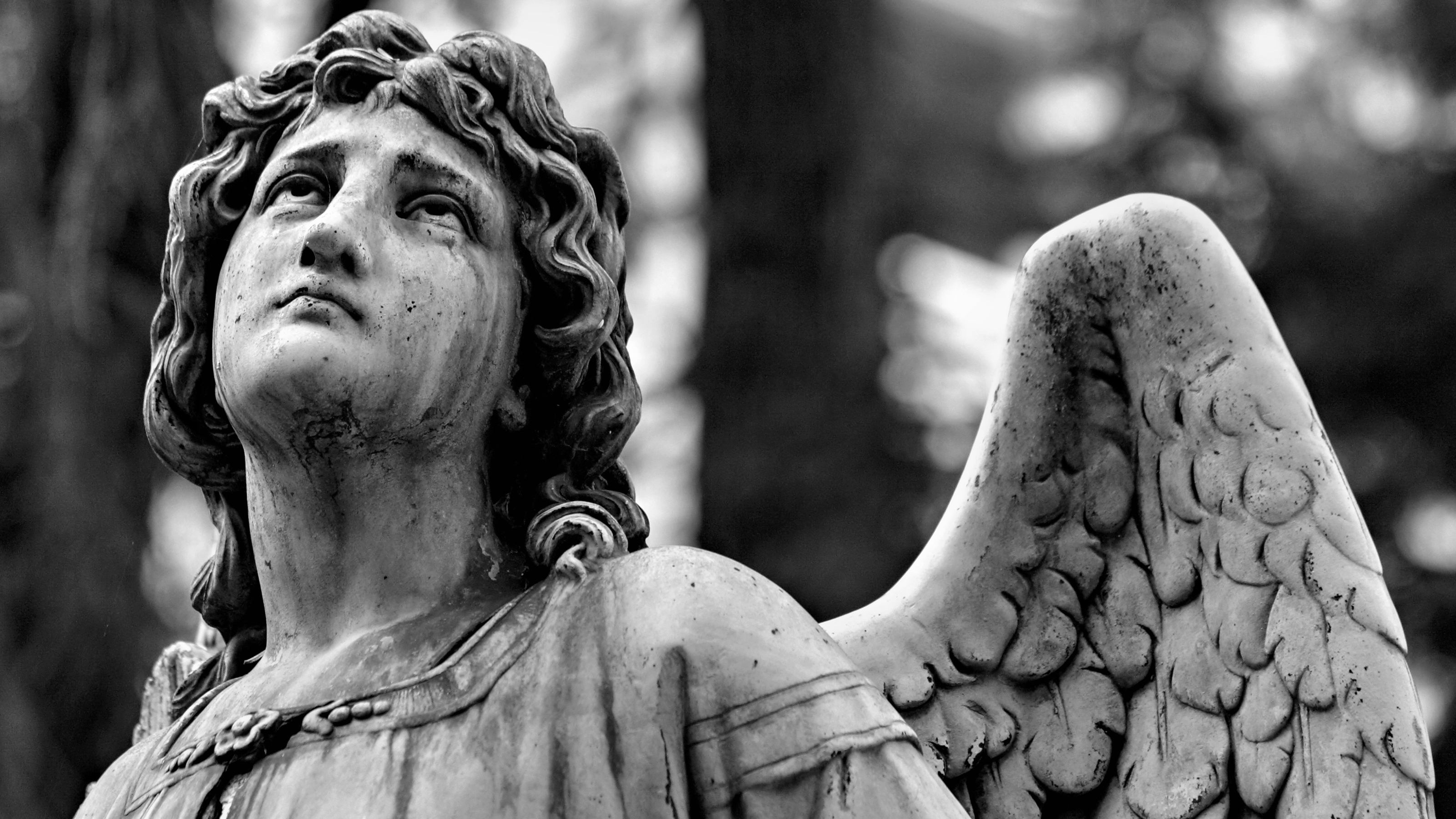 Man Made Angel Statue 3200x1800