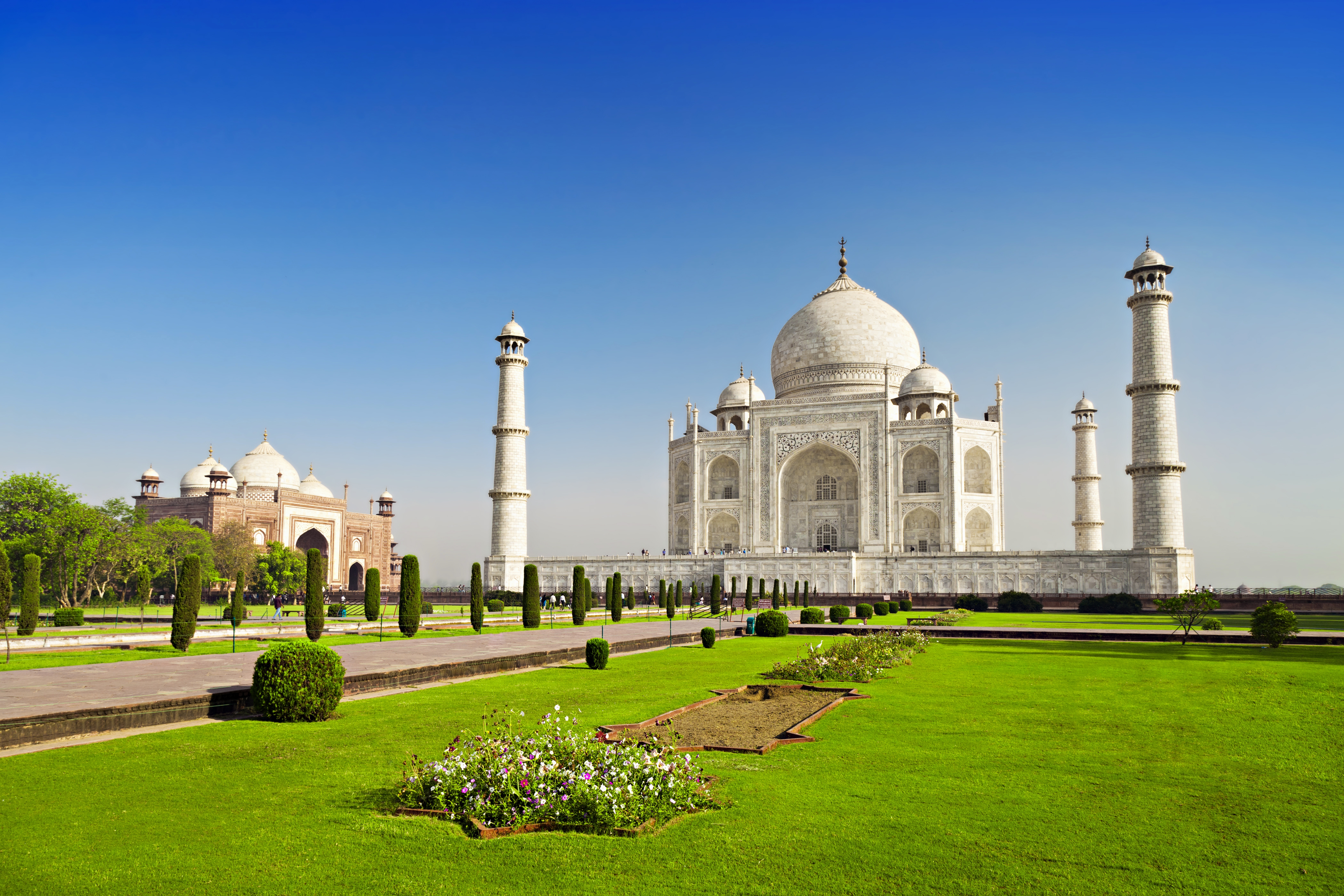 Dome India Monument Park Taj Mahal 6720x4480