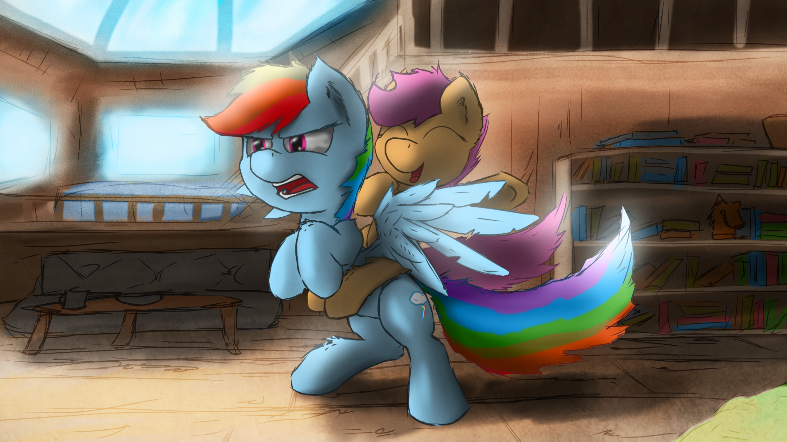 My Little Pony Rainbow Dash Scootaloo My Little Pony 2560x1440