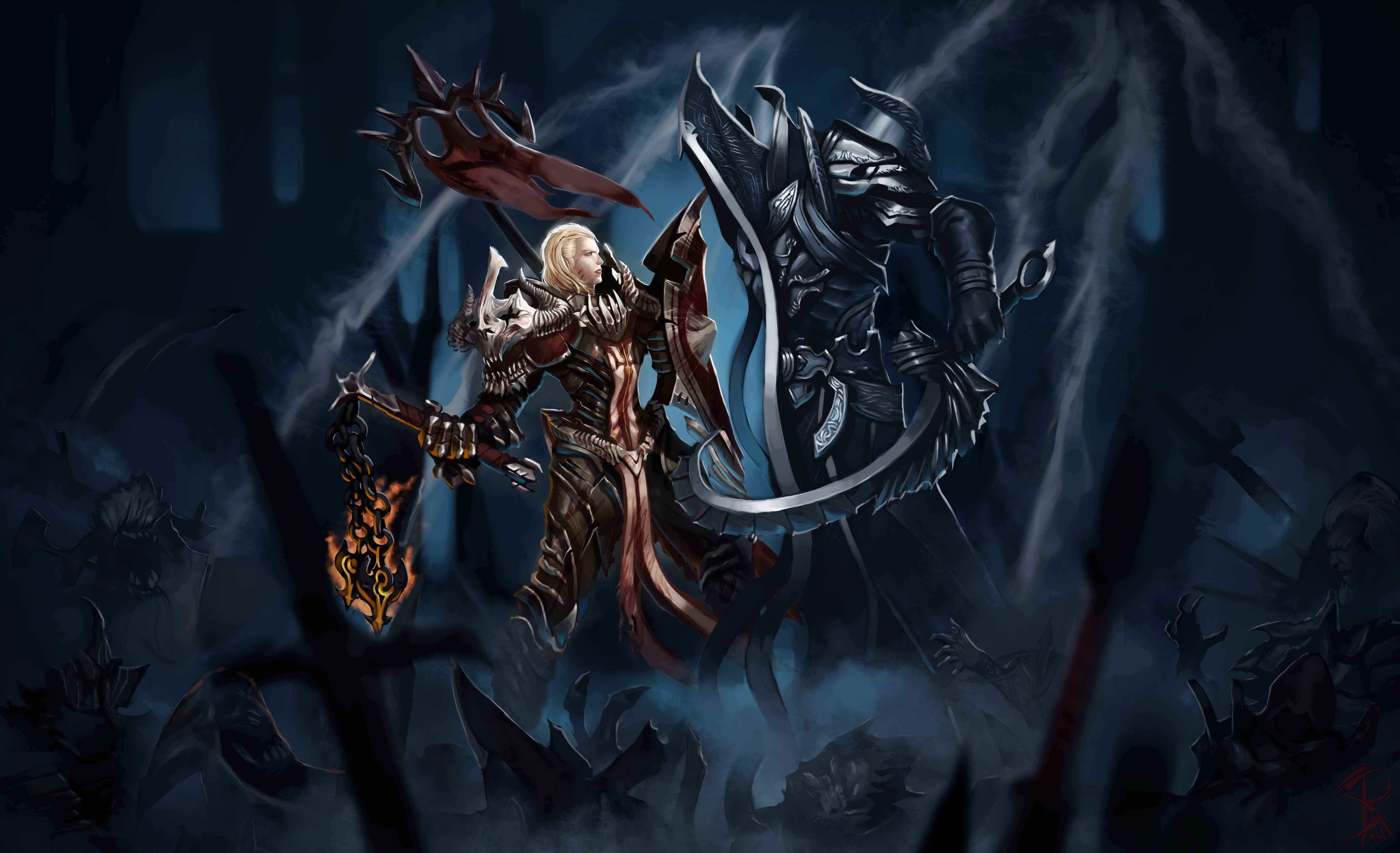 Crusader Diablo Iii Diablo Iii Reaper Of Souls Malthael Diablo Iii 5904x3600