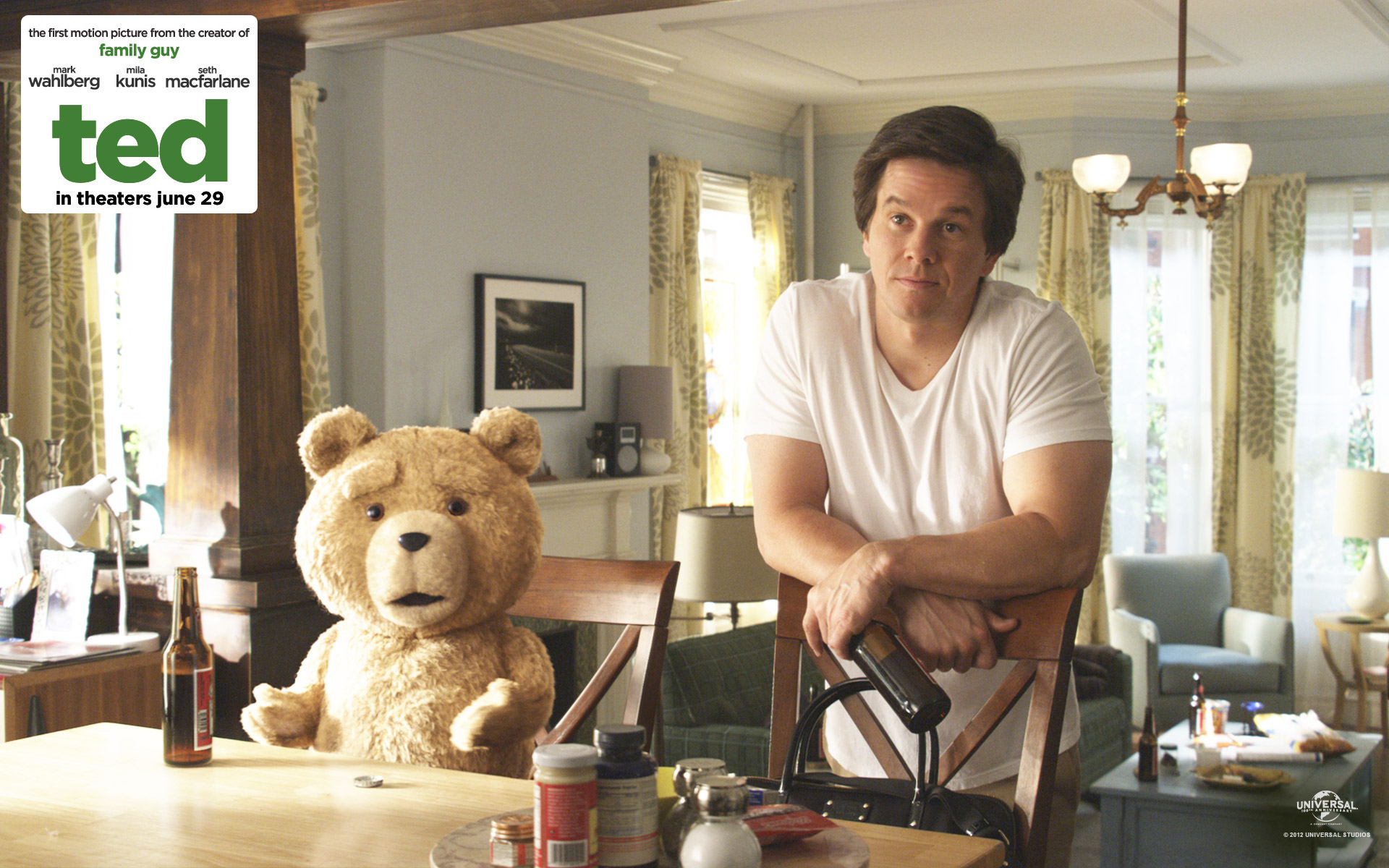 Mark Wahlberg Ted Movie Character 1920x1200