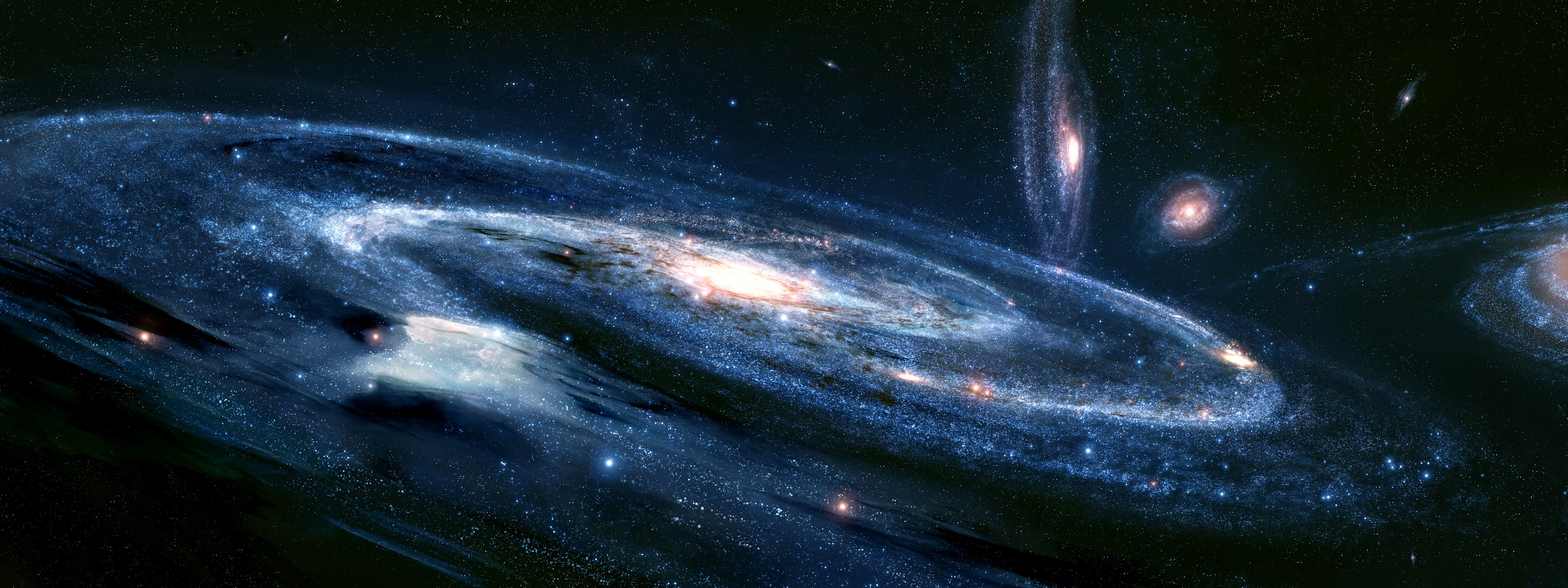 Galaxy Milky Way Space 5120x1920