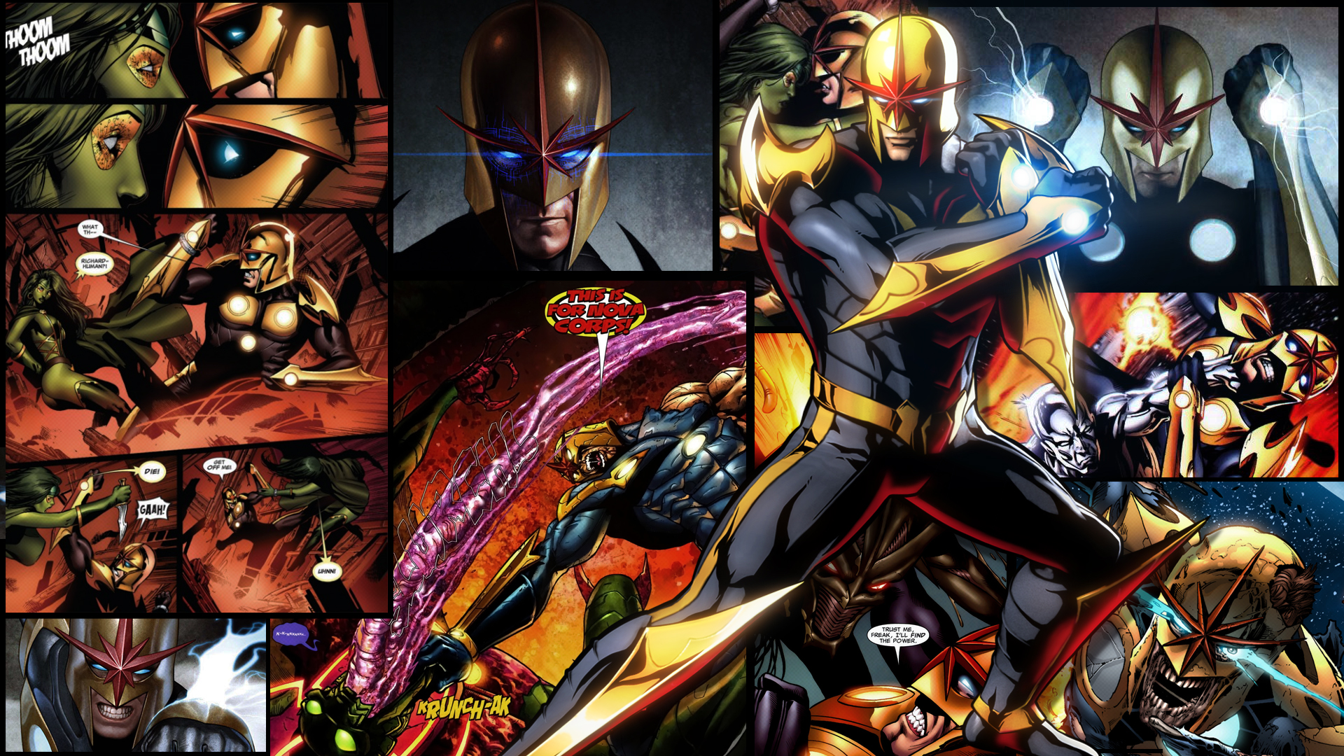 Marvel Comics Nova Marvel Comics 1920x1080