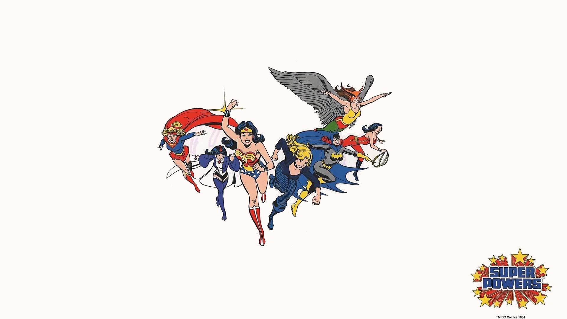 Batgirl Donna Troy Hawkgirl Supergirl Wonder Woman 1920x1080