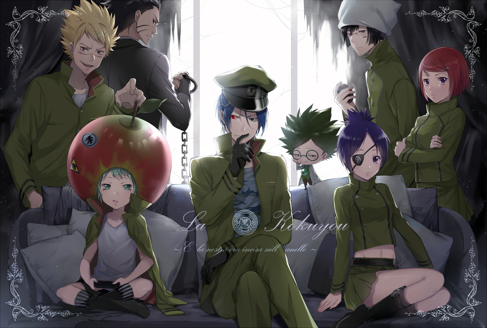 Chikusa Kakimoto Chrome Dokuro Fran Katekyo Hitman Reborn Ken Joshima Lancia Kateky Hitman Reborn M  2062x1391