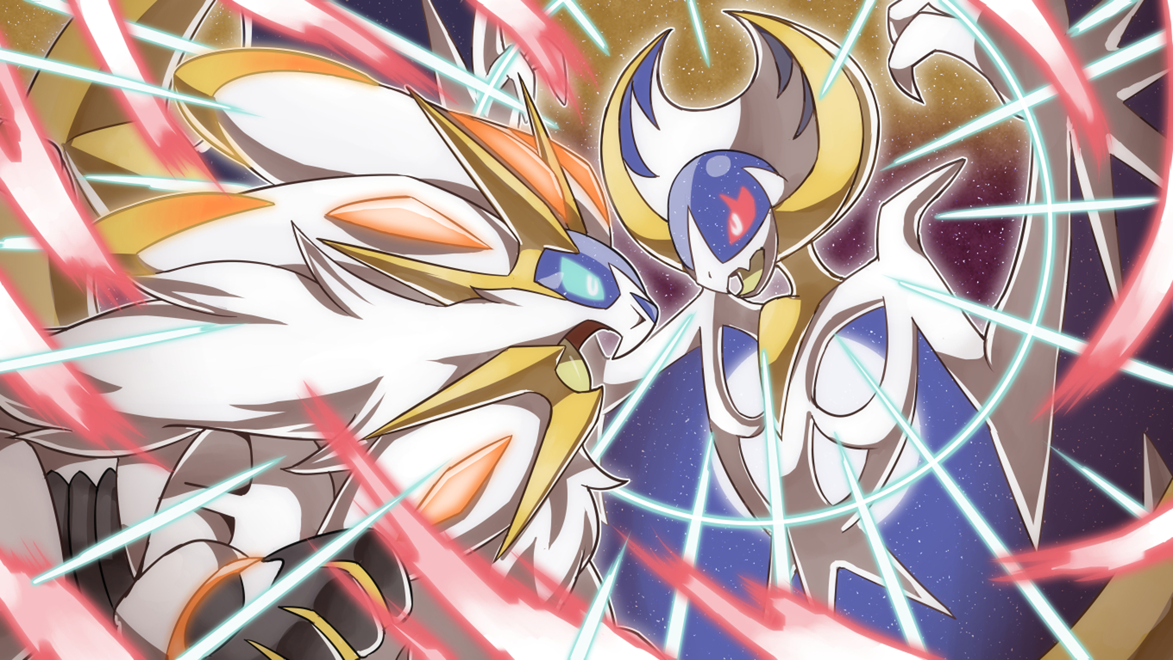 Lunala Pokemon Pokemon Moon Pokemon Sun Pokemon Sun And Moon Solgaleo Pokemon 3840x2160