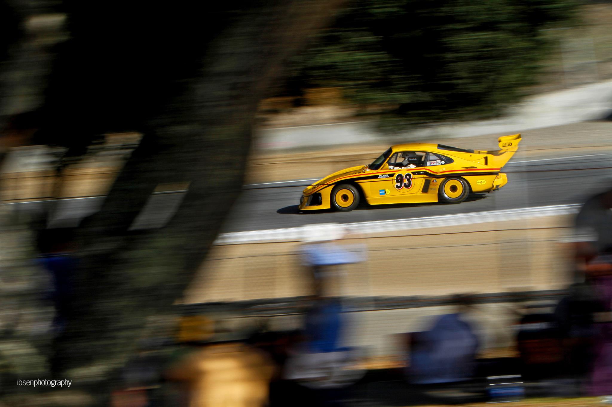 Motion Blur Porsche Race Car Race Track 2048x1365