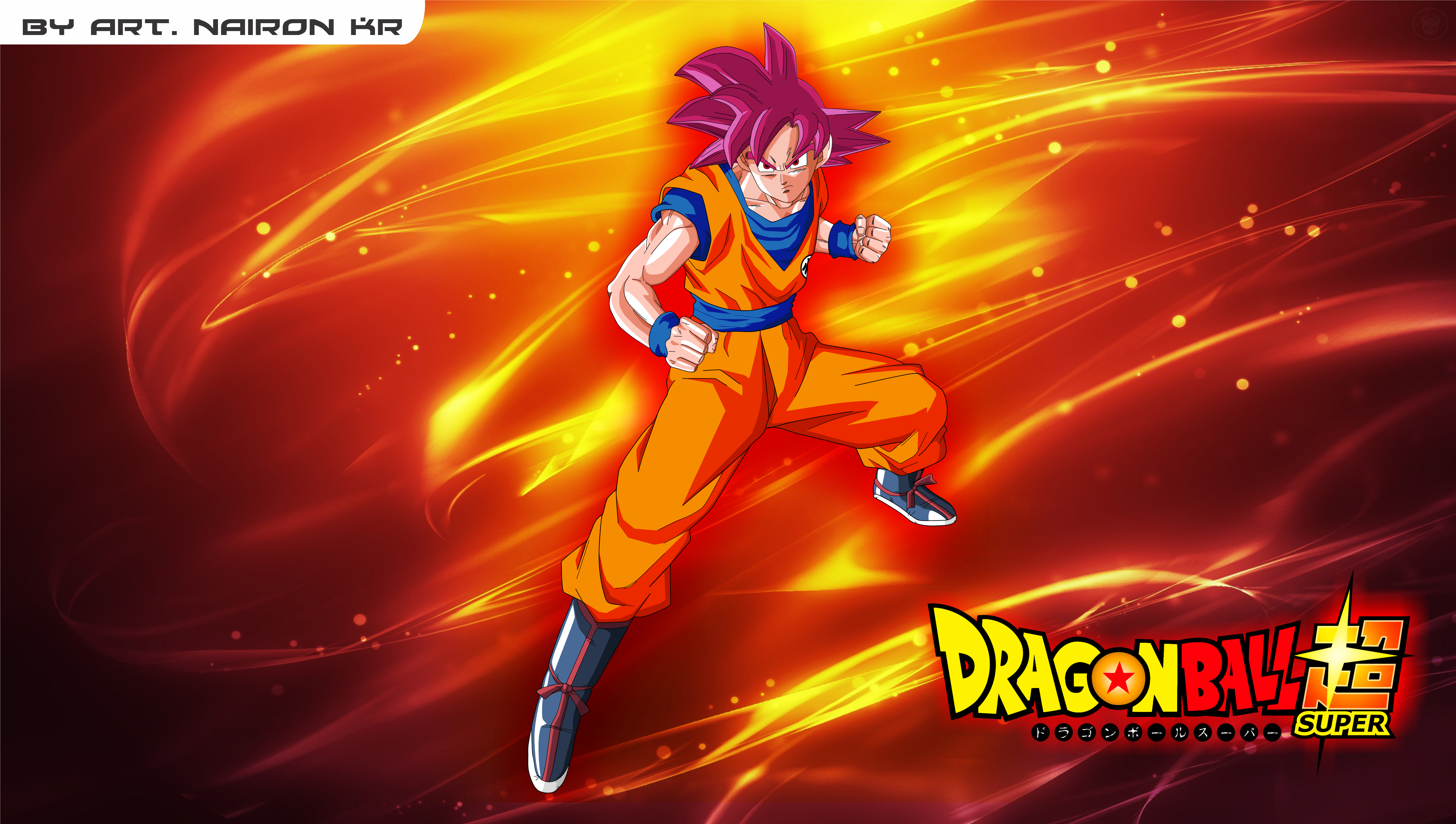 Dragon Ball Super Goku Saiyan Super Saiyan God 8488x4802