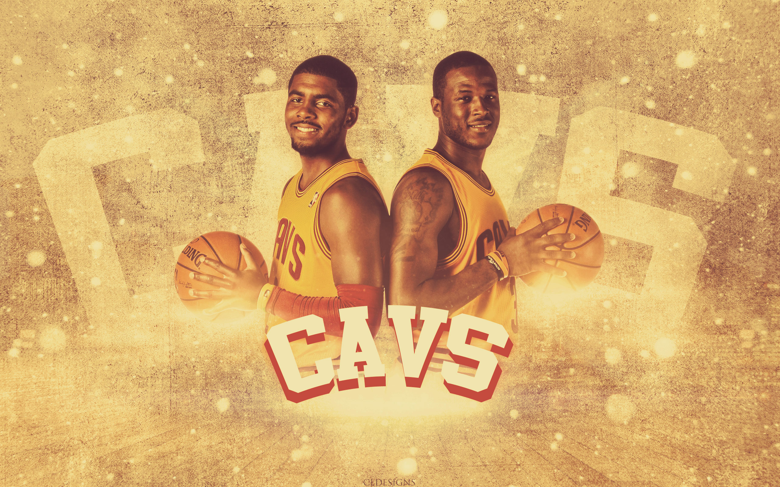 Cavs Dion Waiters Kyrie Irving 2560x1600