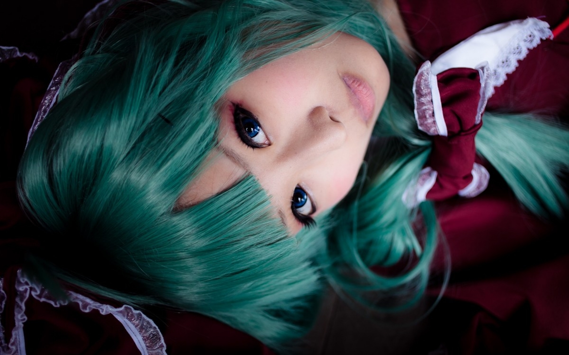 Cosplay Hina Kagiyama Touhou 1920x1200