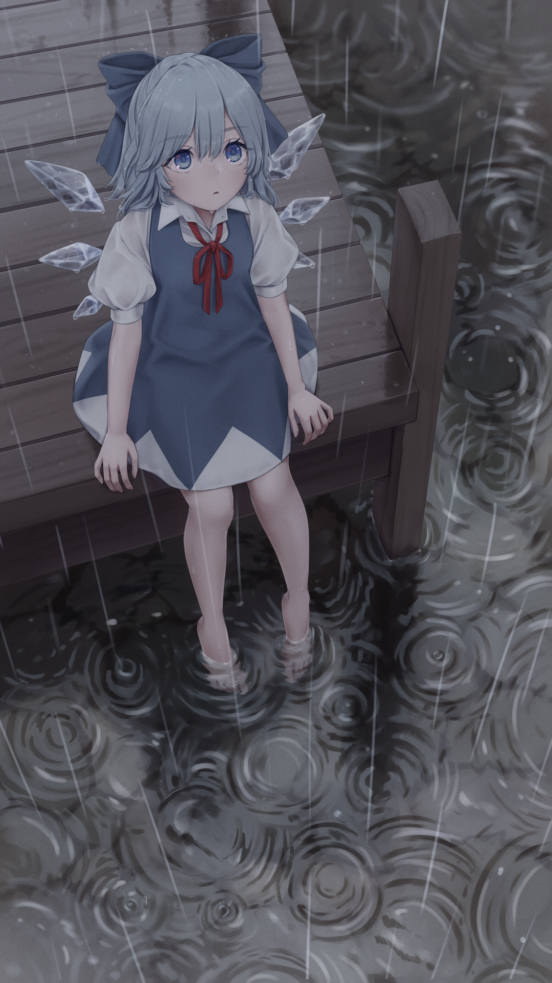 Anime Anime Girls Digital Art Artwork 2D Portrait Display Vertical Touhou Cirno 1080x1920