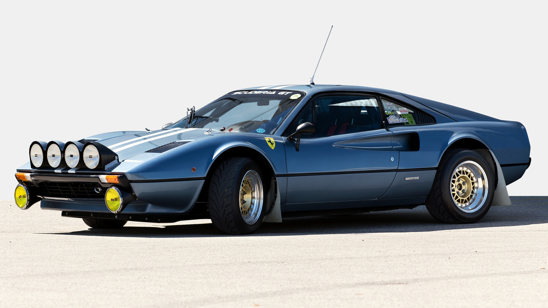 Blue Car Car Coupe Ferrari 308 Gtb Grand Tourer Old Car Race Car Sport Car 1920x1080