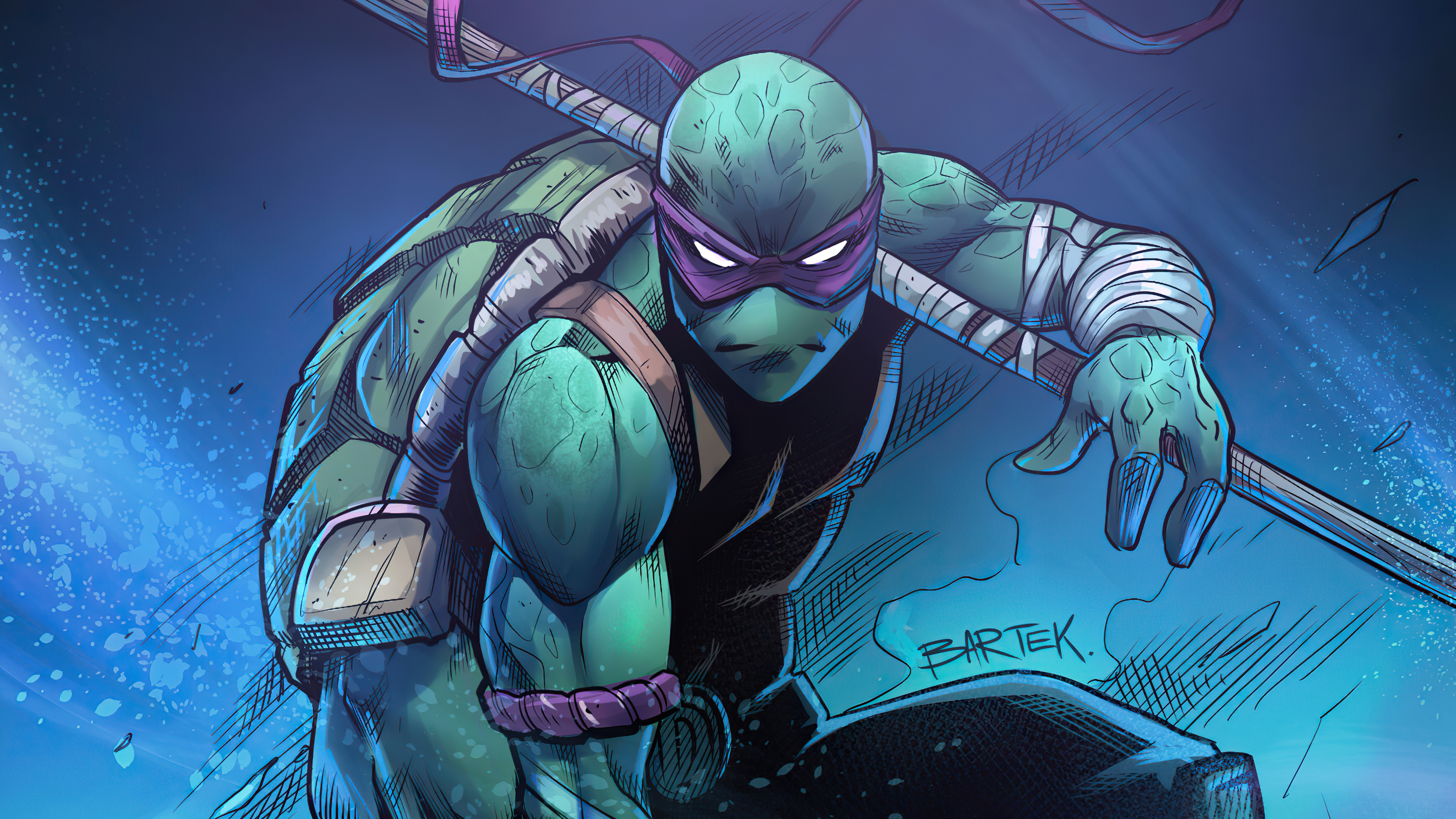 Donatello Tmnt Teenage Mutant Ninja Turtles 3462x1947