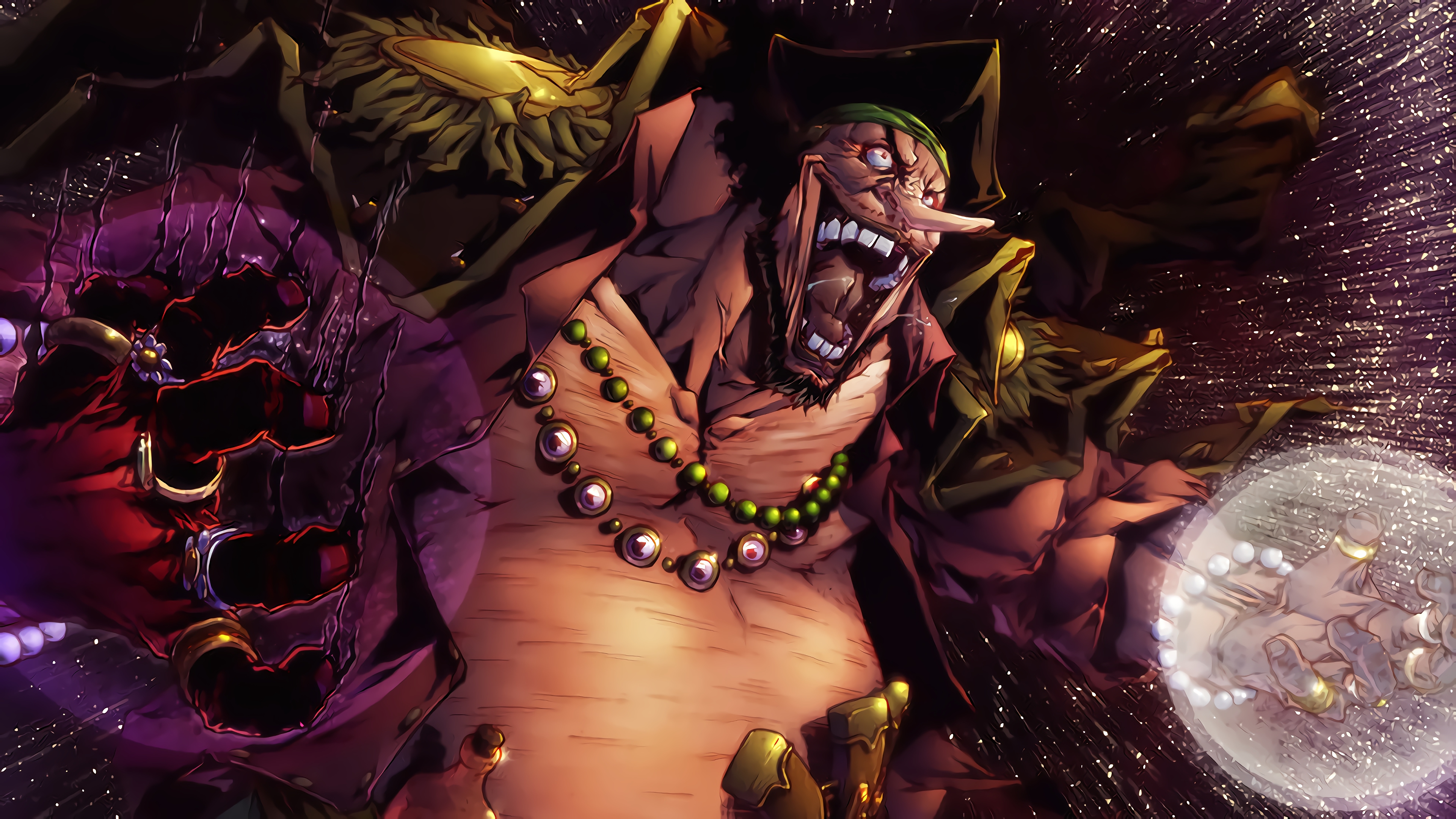 Anime Man Marshall D Teach One Piece 3840x2160