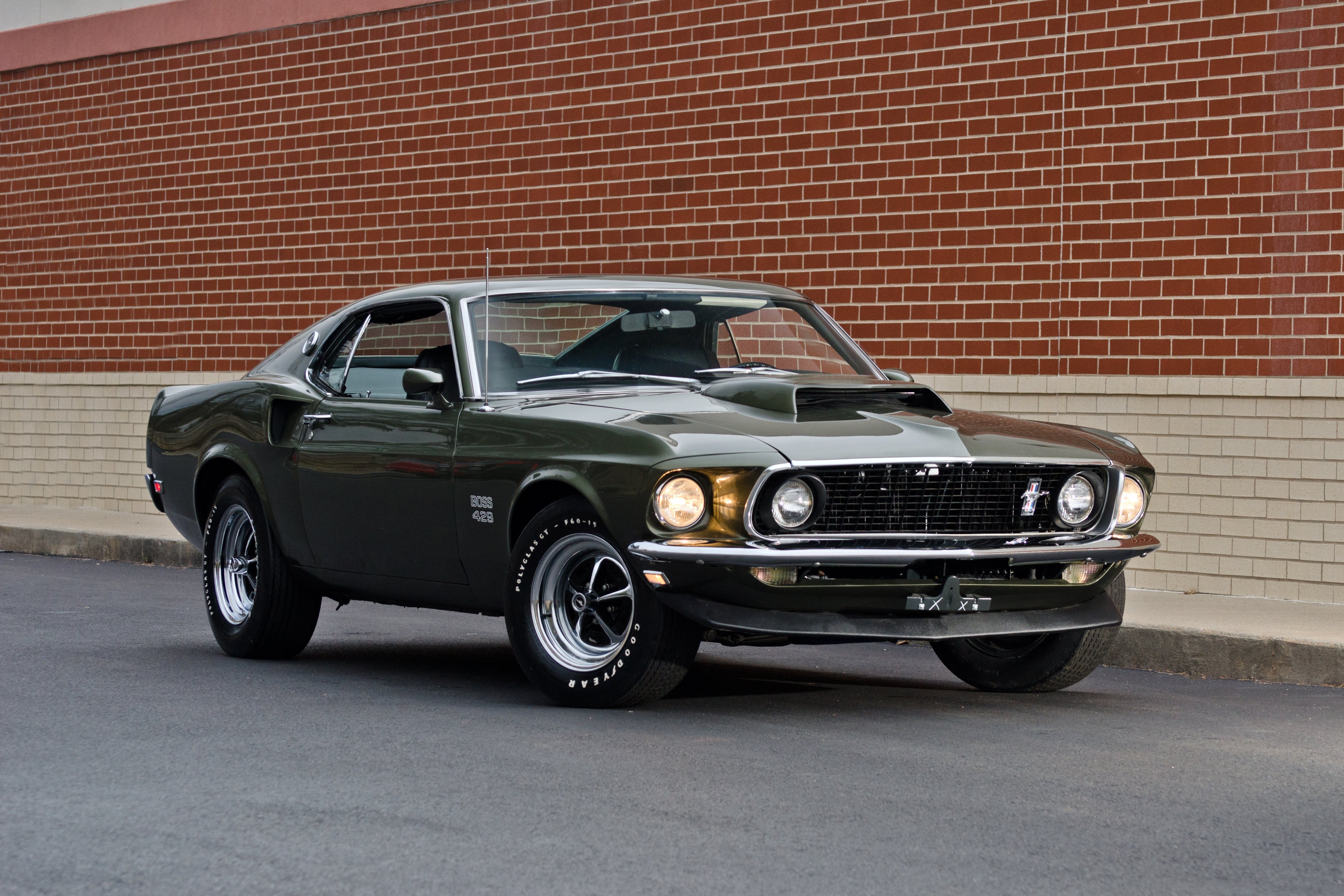 Black Car Car Fastback Ford Mustang Boss 429 Muscle Car 4200x2800