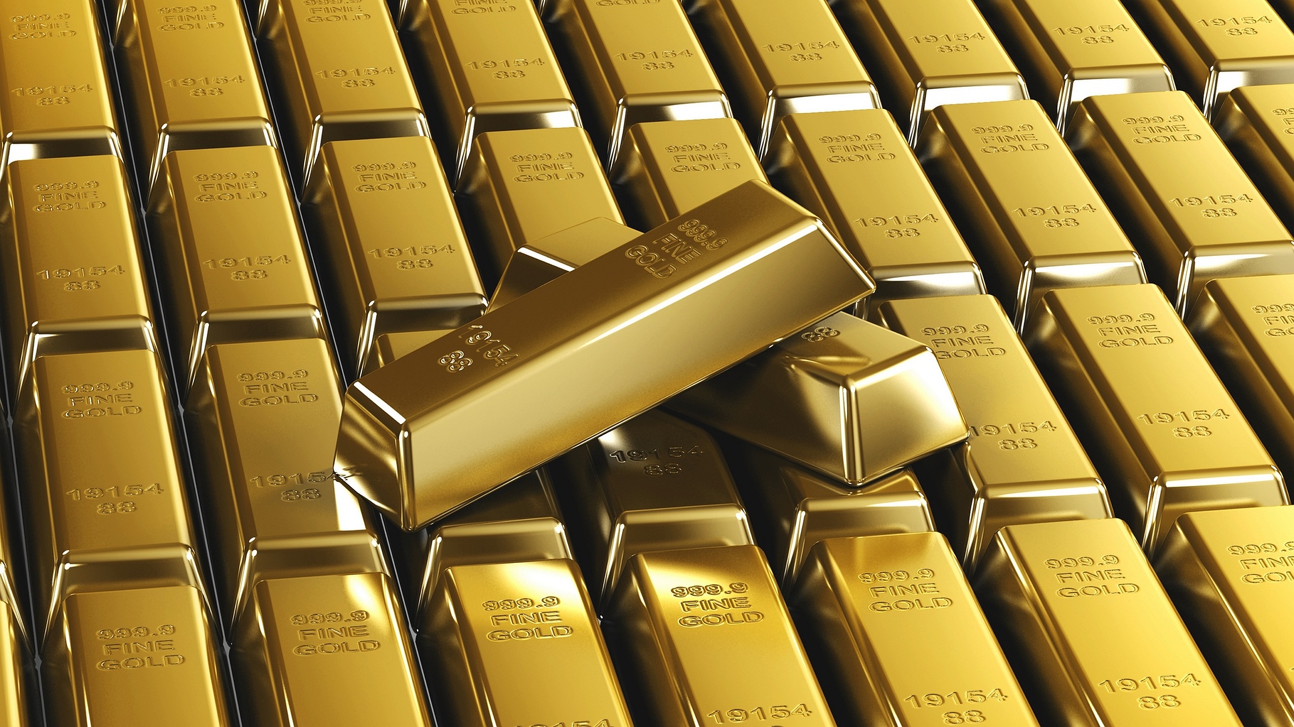 Gold Gold Bar 2560x1440