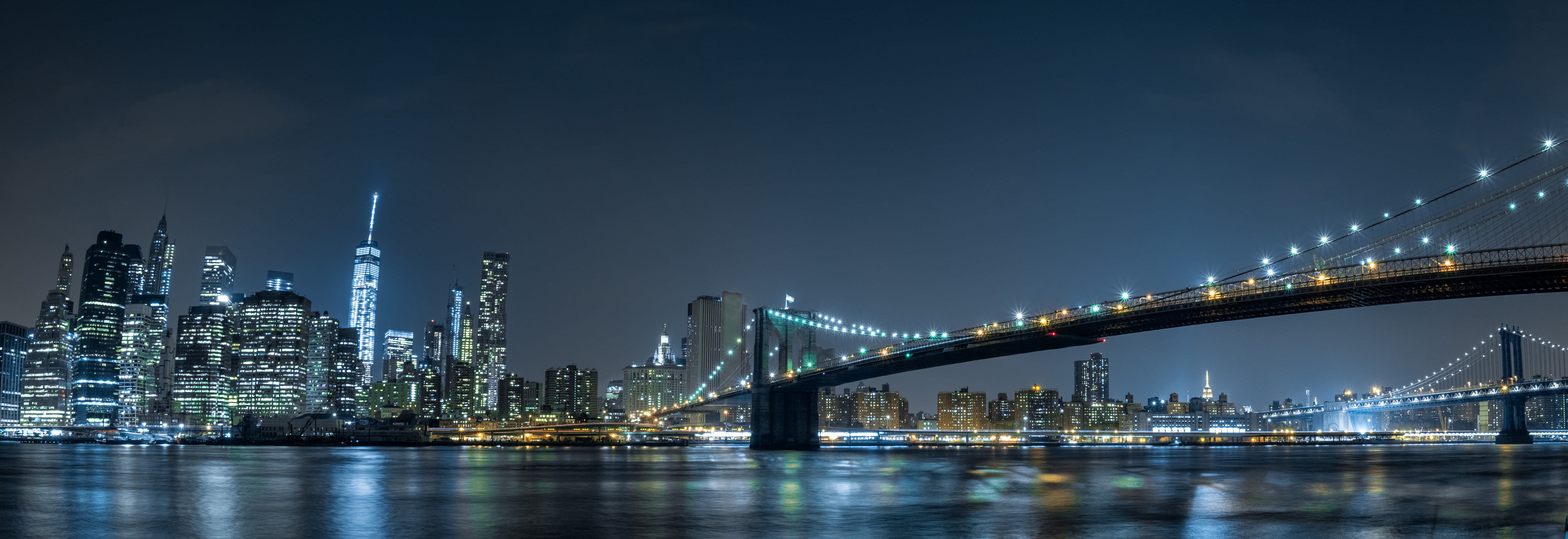 Brooklyn Bridge Manhattan New York 6416x2204