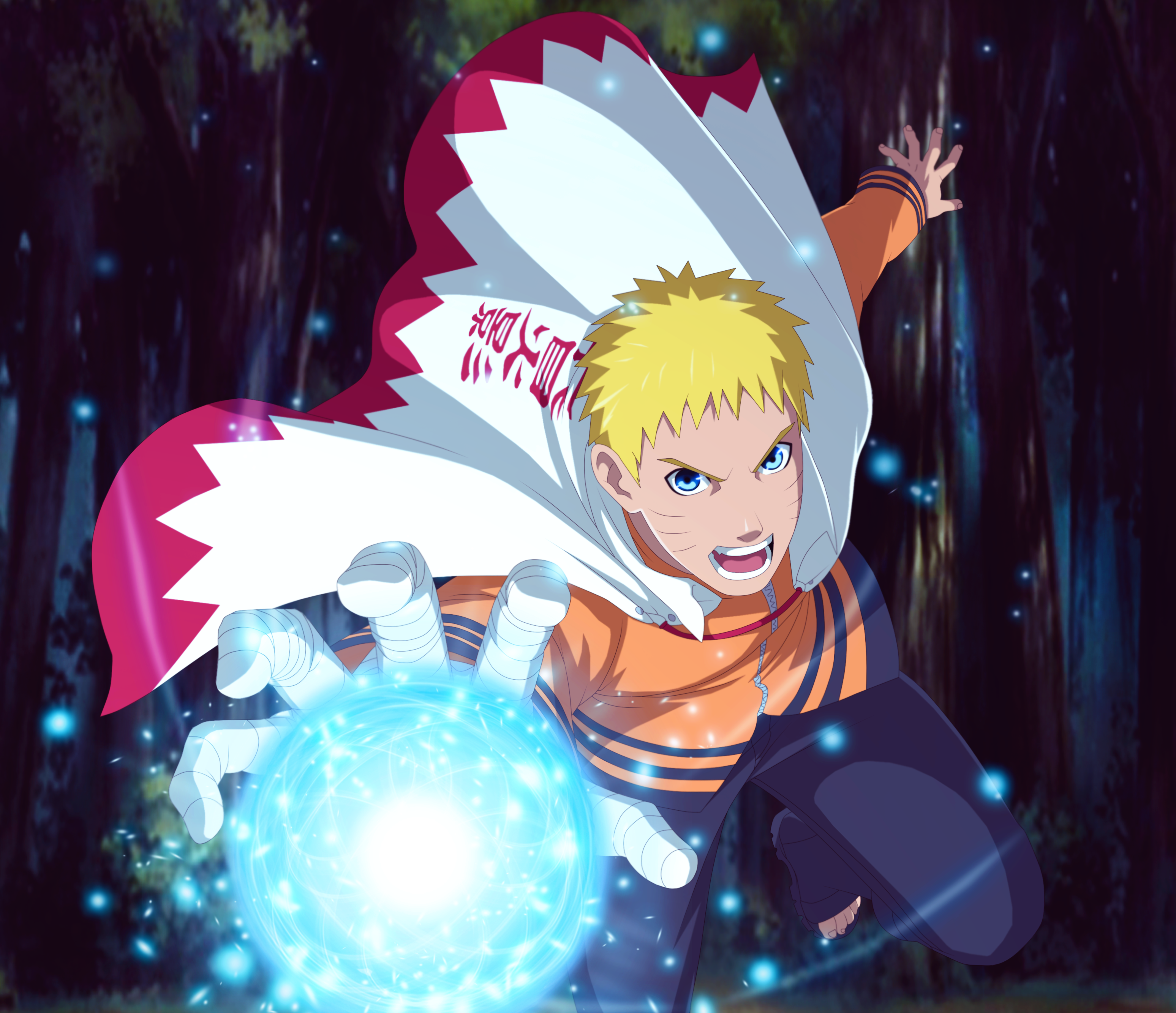 Hokage Naruto Naruto Uzumaki 3096x2668