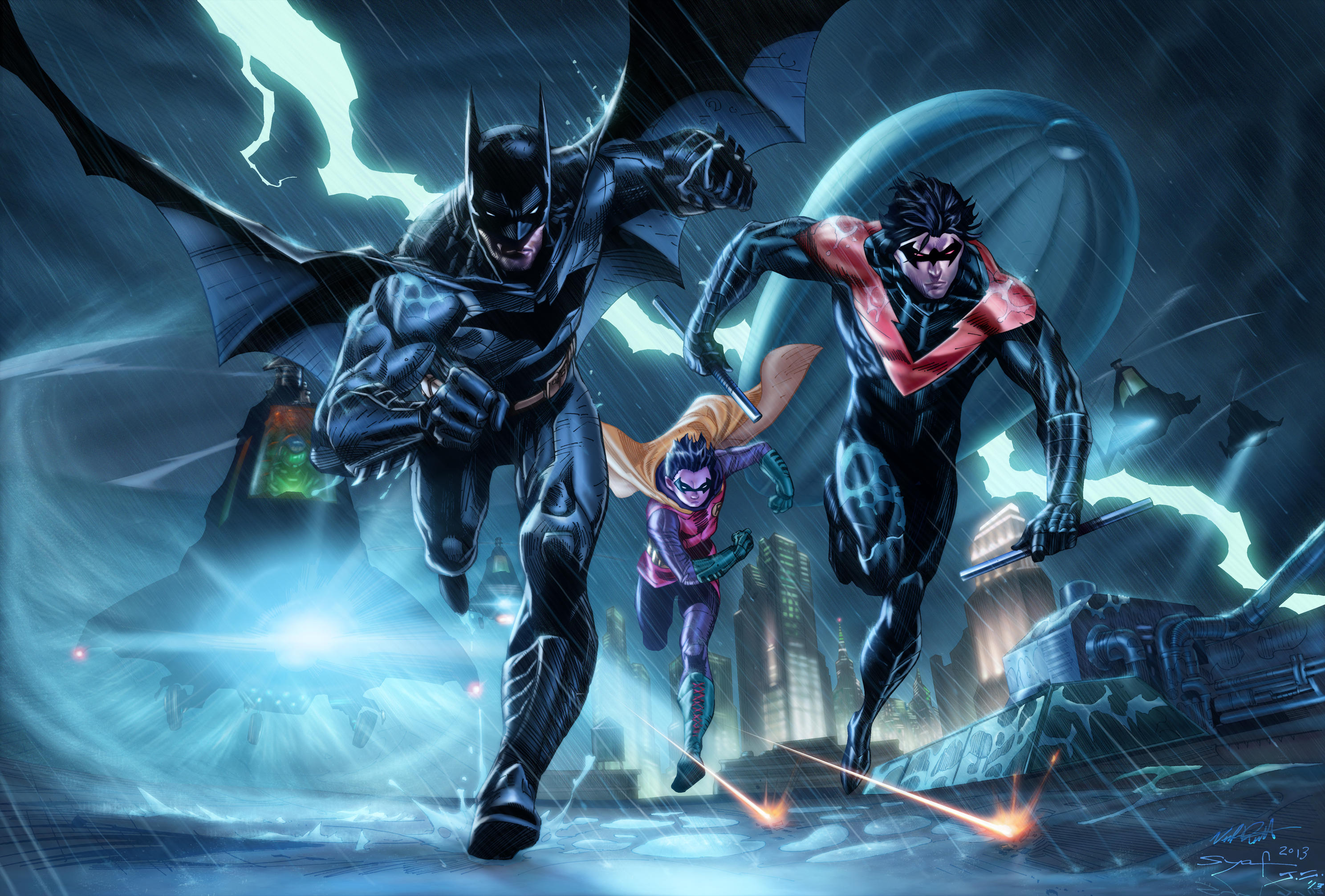 Batman Dc Comics Nightwing Robin Dc Comics 2976x2014