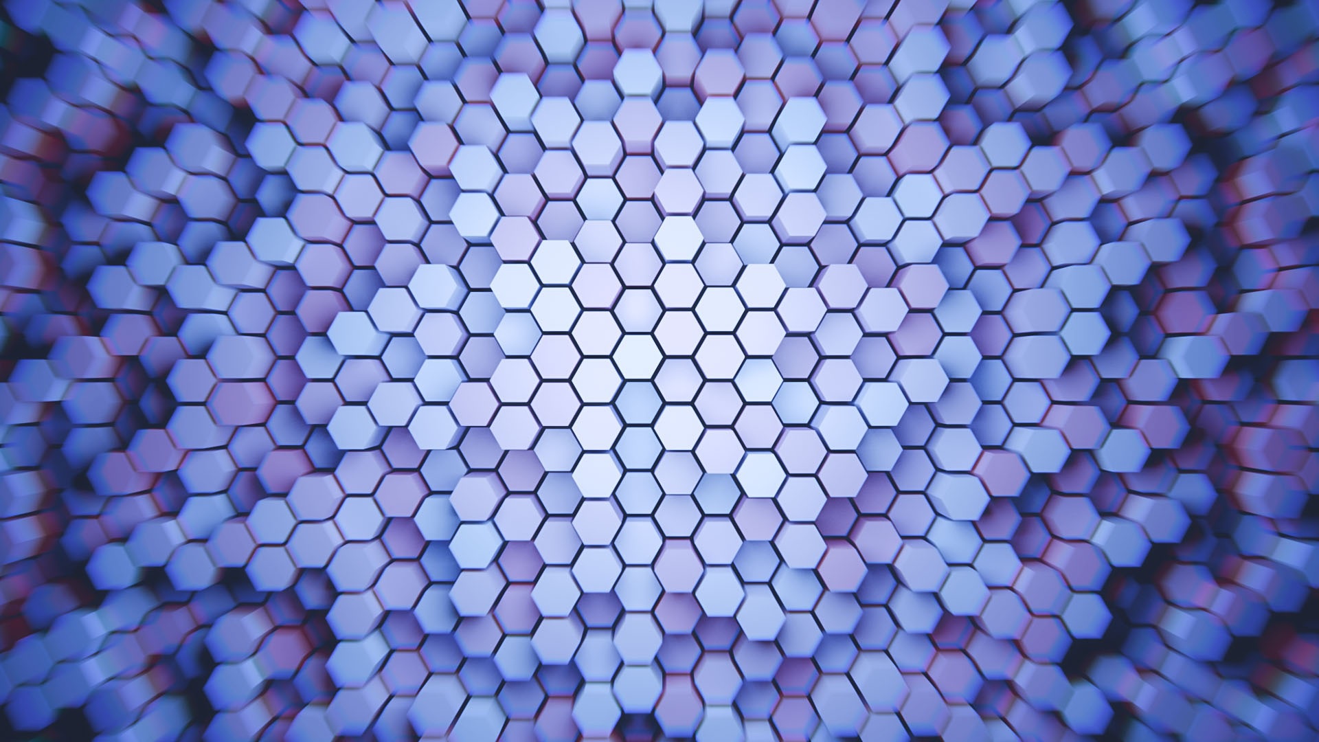 Artistic Hexagon Pattern 1920x1080